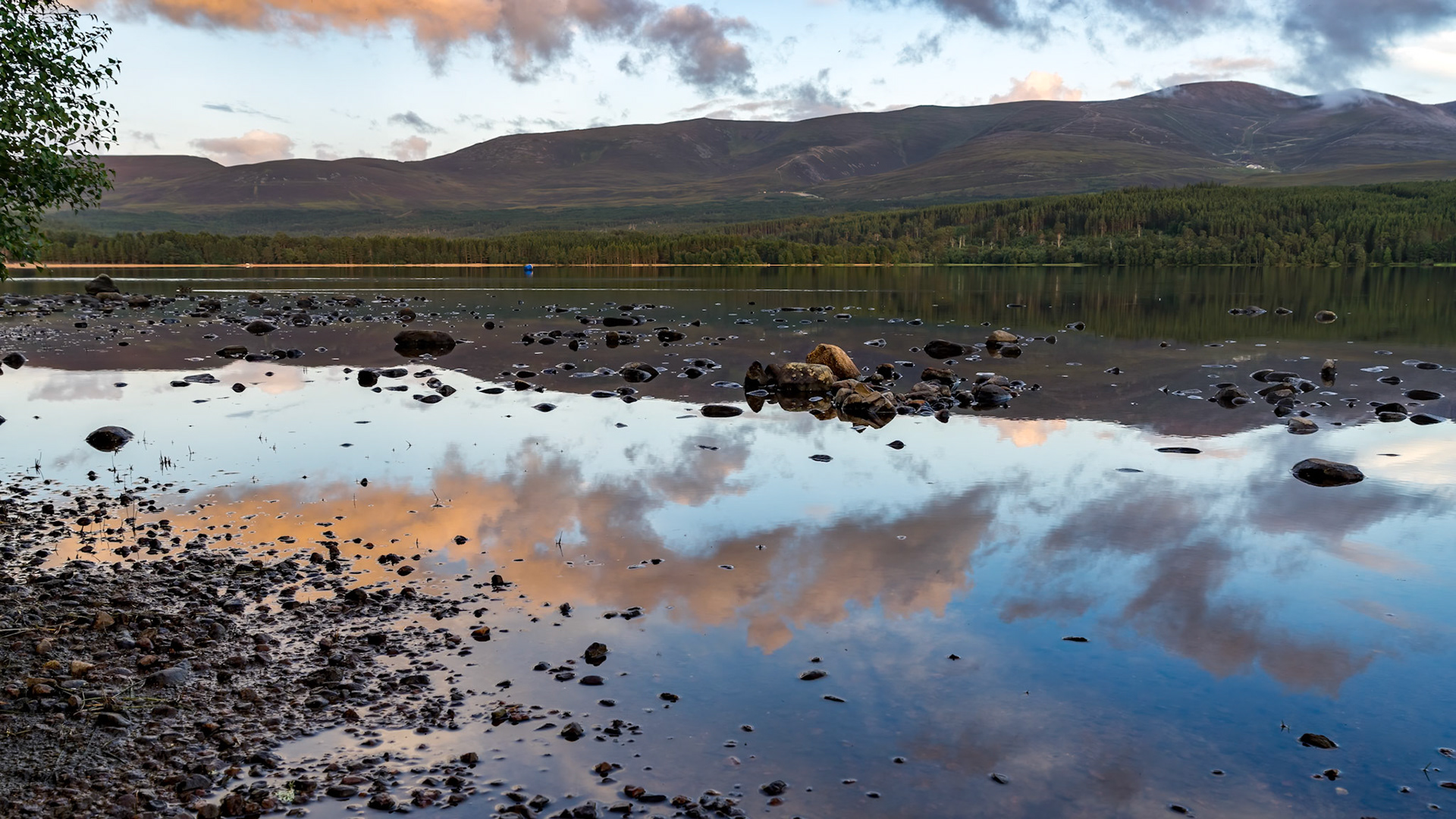 Loch Morlich at sunset