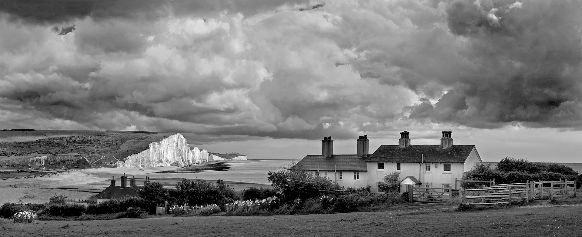 Storm Brewing over the Seven Sisters at Seaford Head