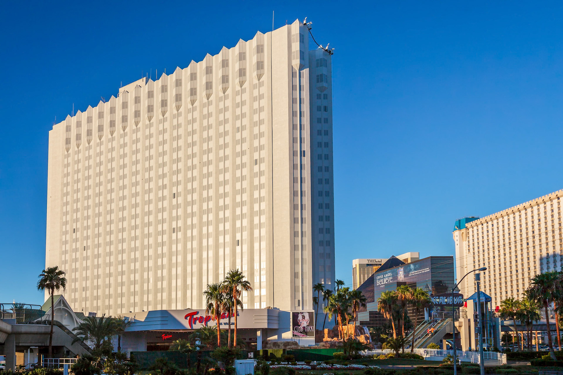 View of Tropicana Hotel in Las Vegas