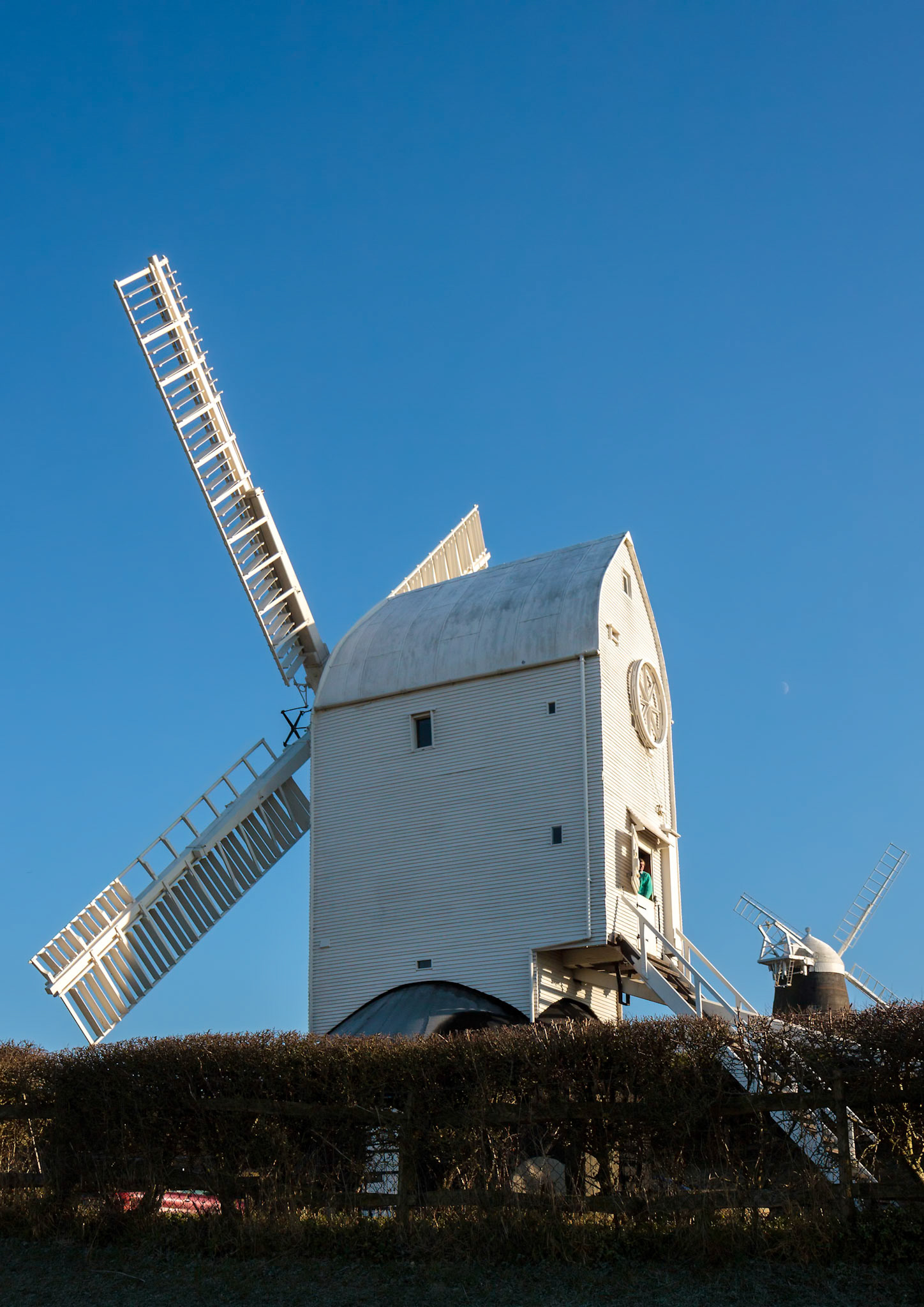 Jill and Jack Windmills on a Winter's Day
