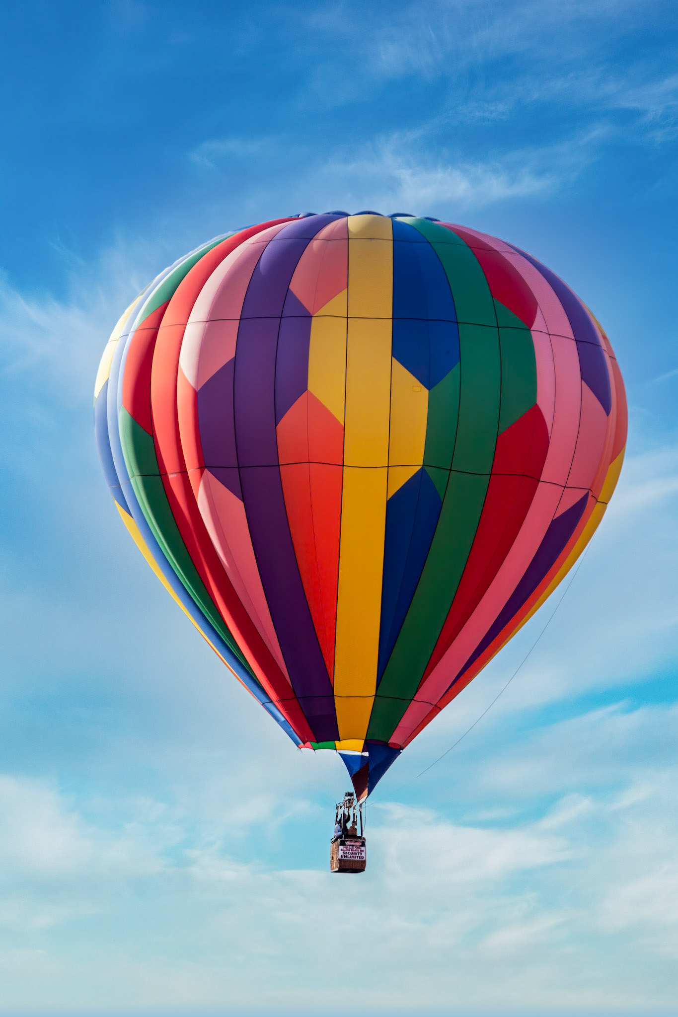 Balloon Ascending into the Sky