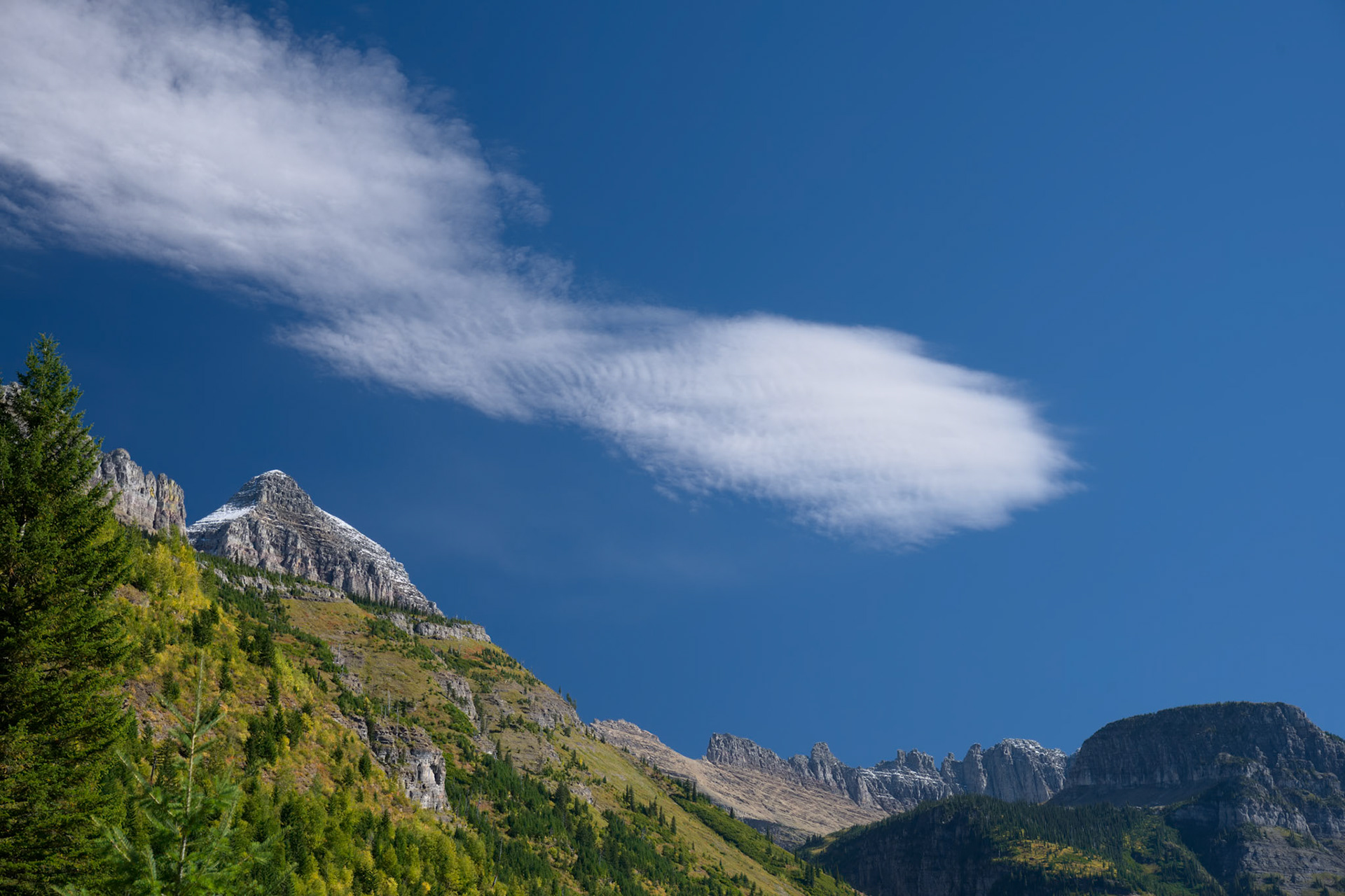 Scenic View of Glacier National Park