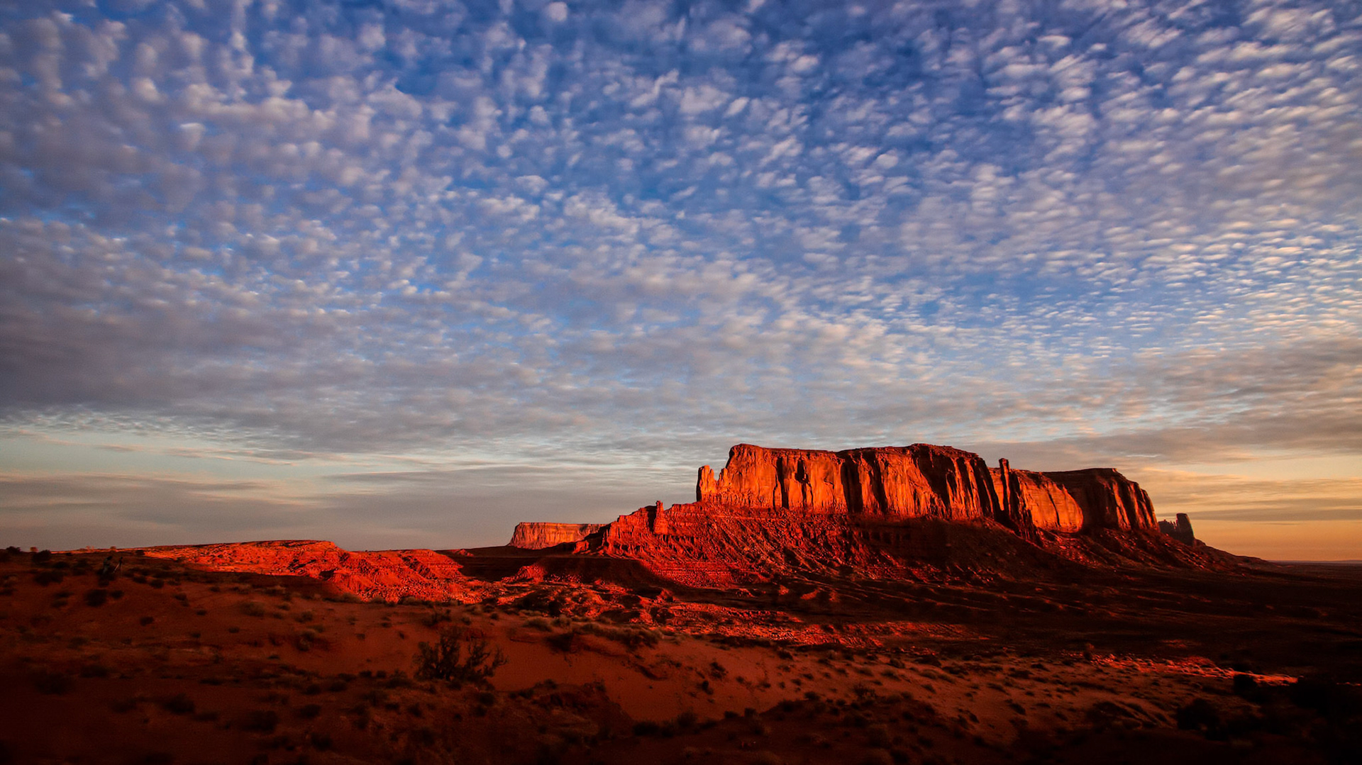 Mottled Sky over Elephant Rock