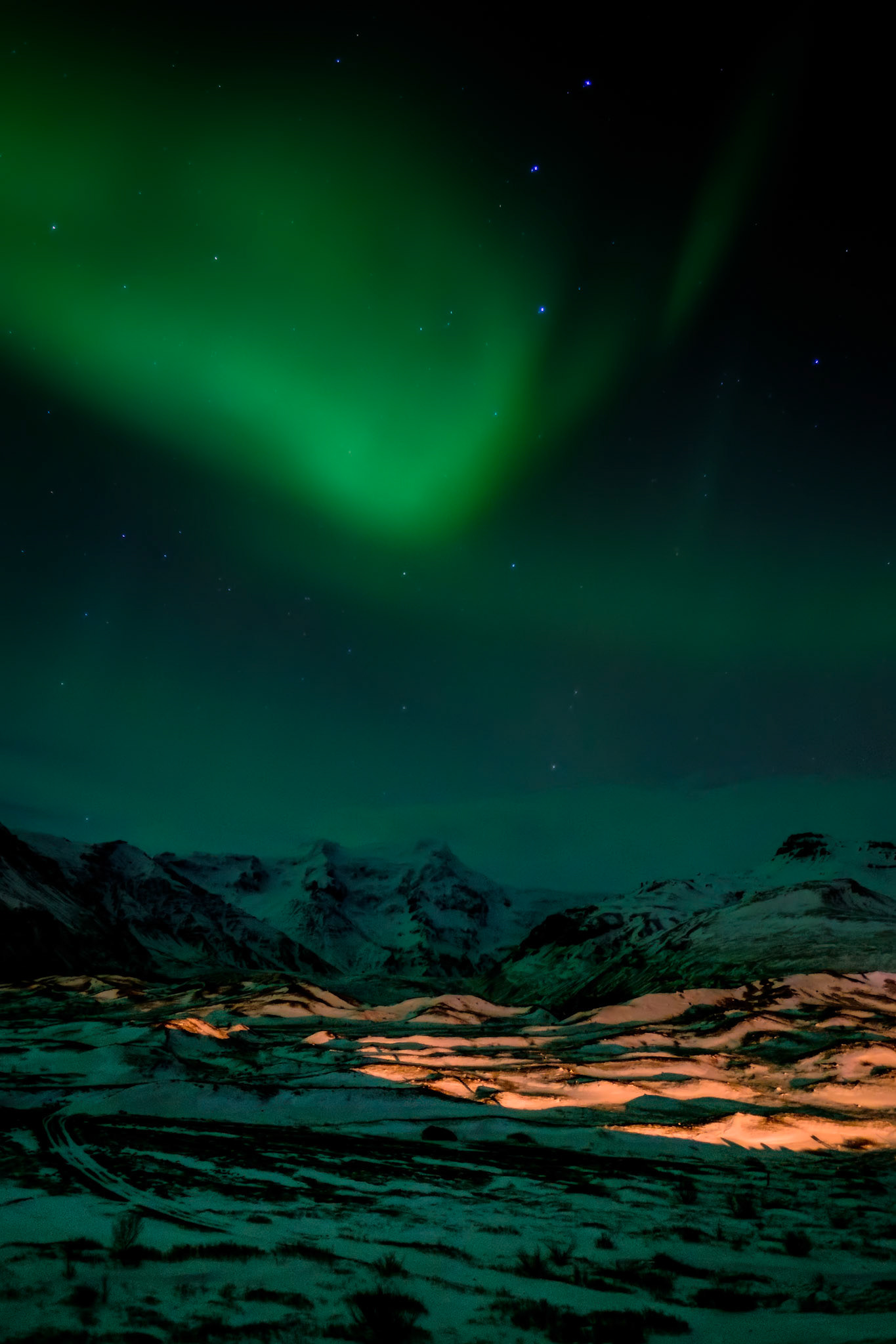 Northern Lights Southern Iceland