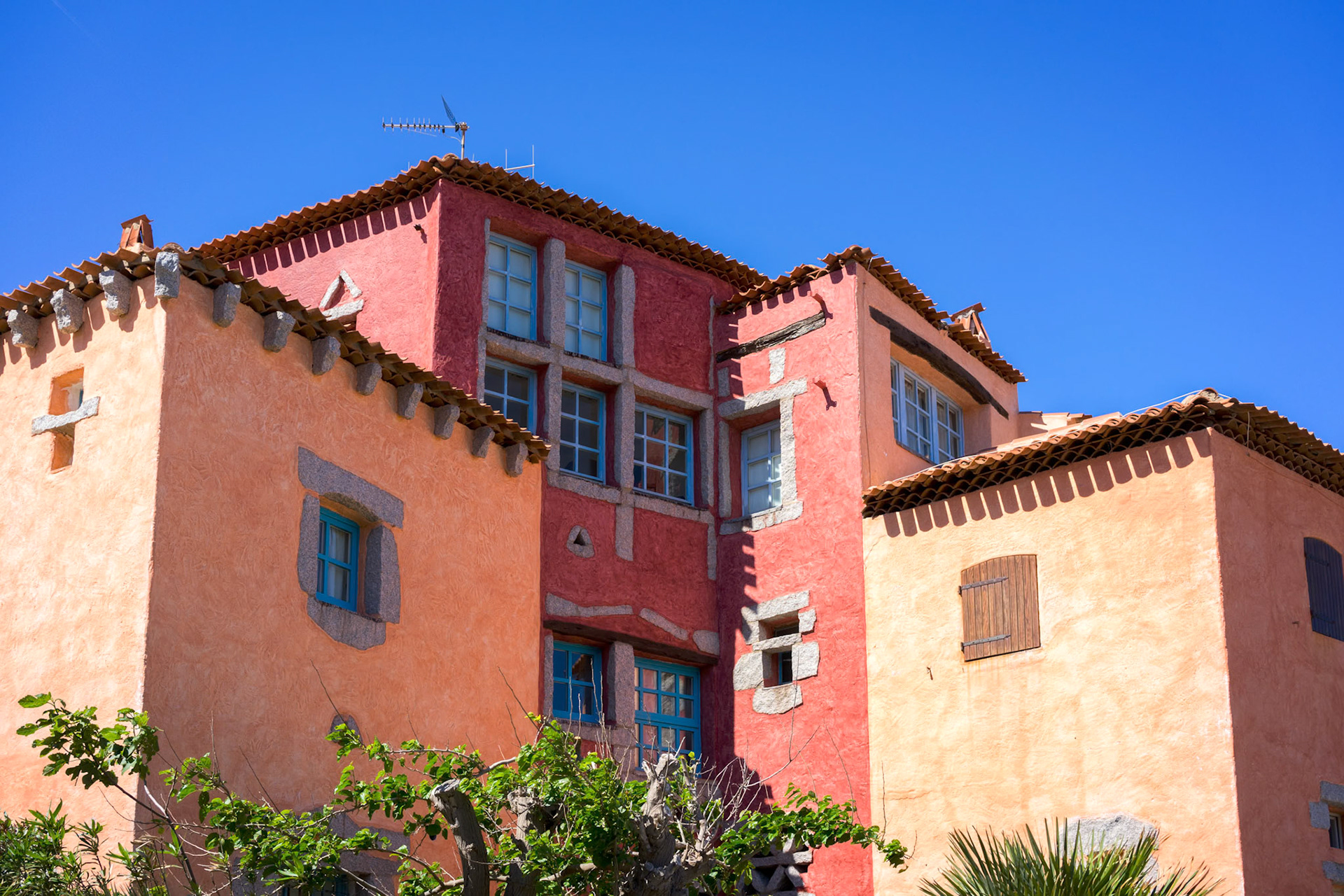 Colourful Building in Porto Cervo