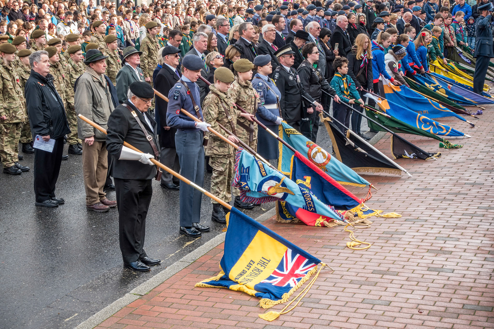 Memorial Service on Remembrance Sunday in East Grinstead