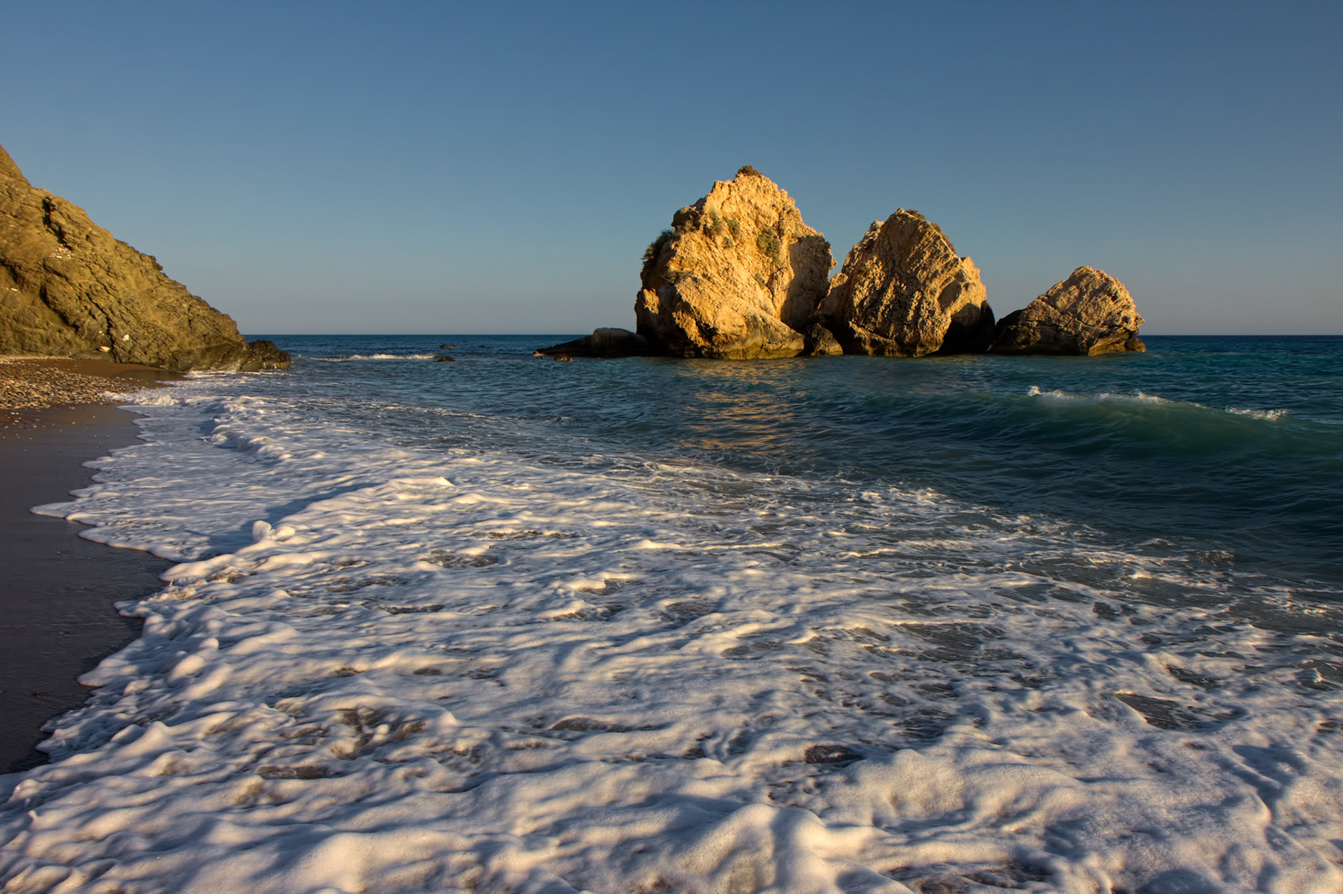 Large Rocks off the Coast of Cyprus