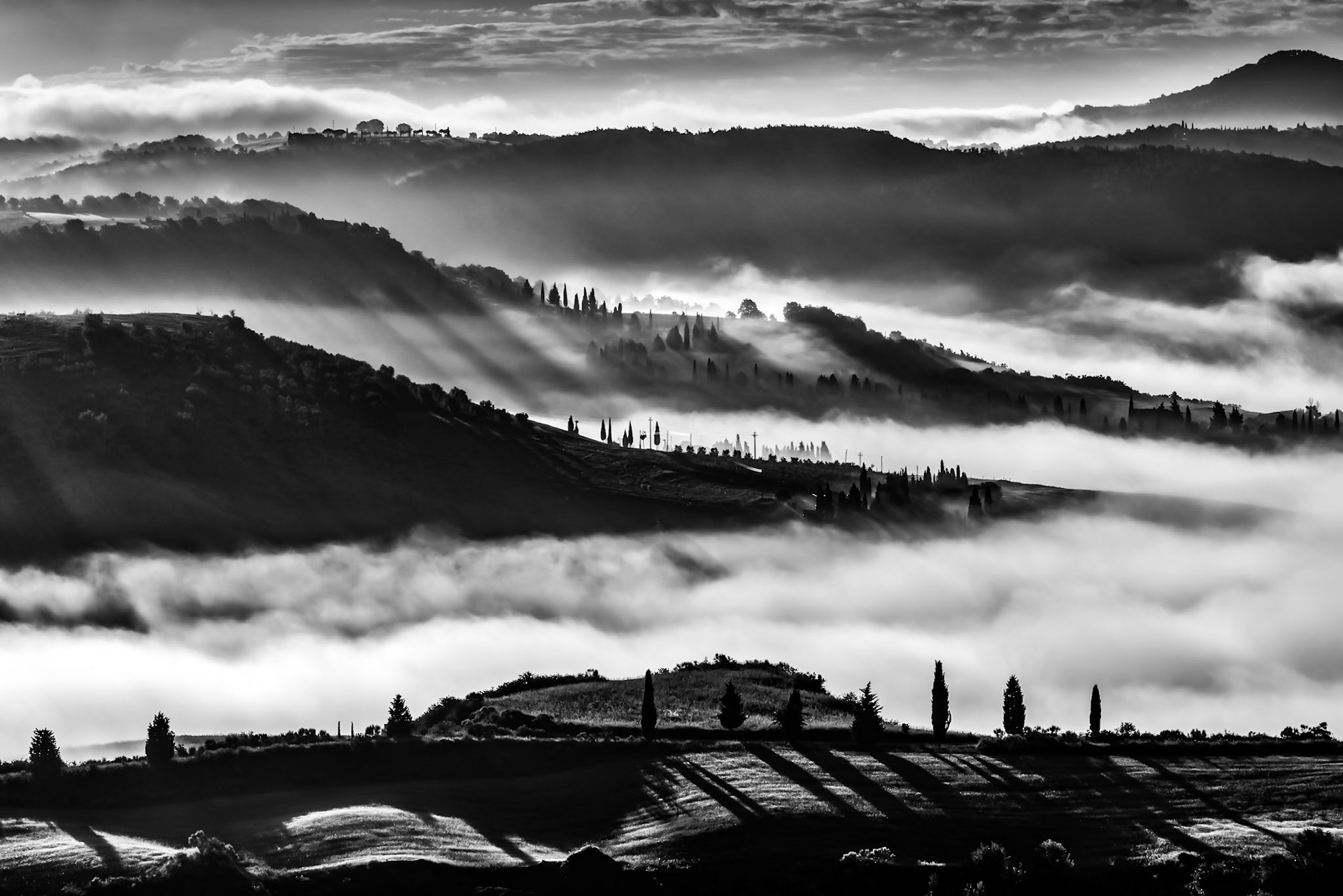 Sunrise over Val d'Orcia