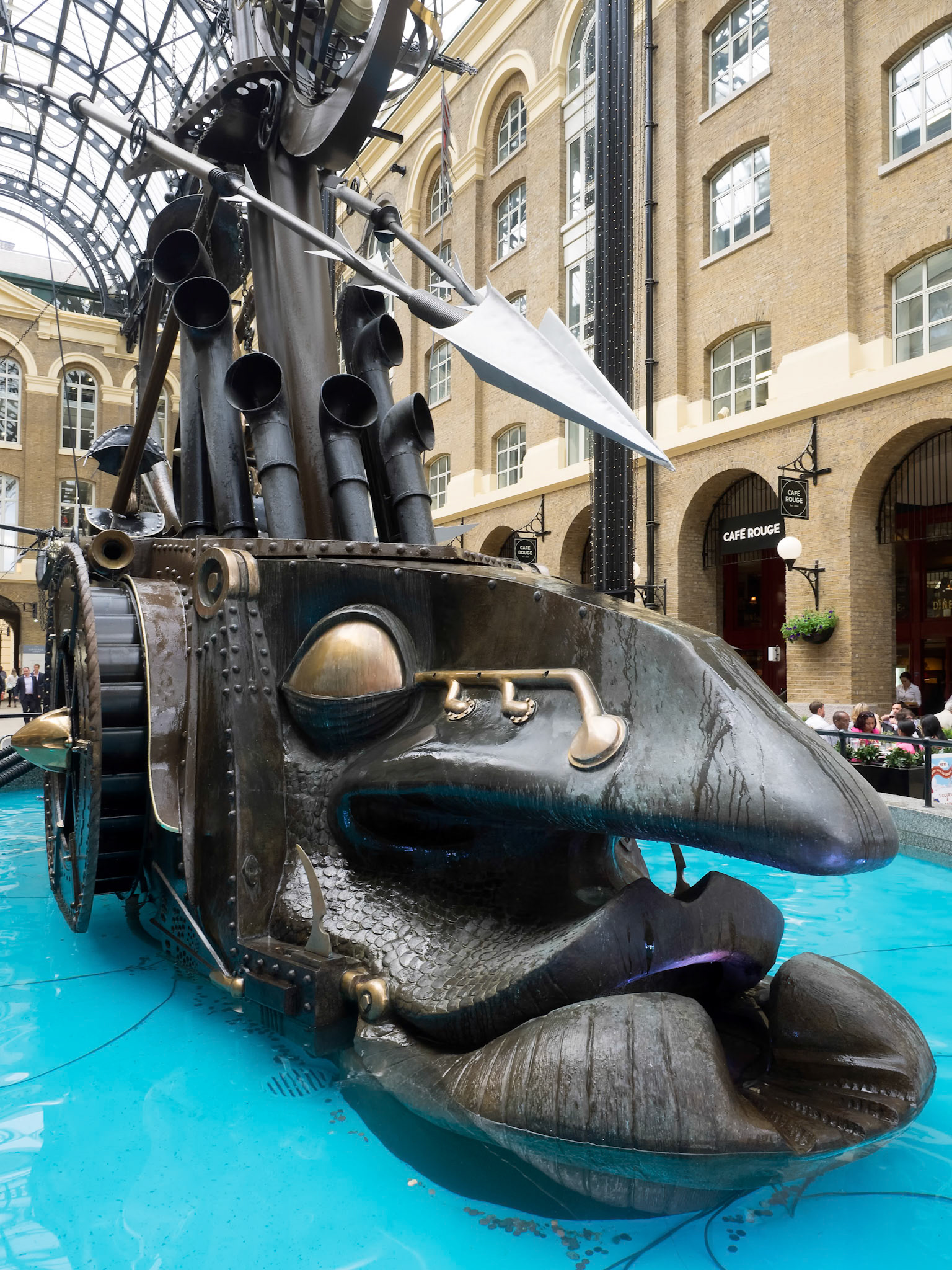 The Navigators by Sculptor David Kemp at Hays Galleria in London