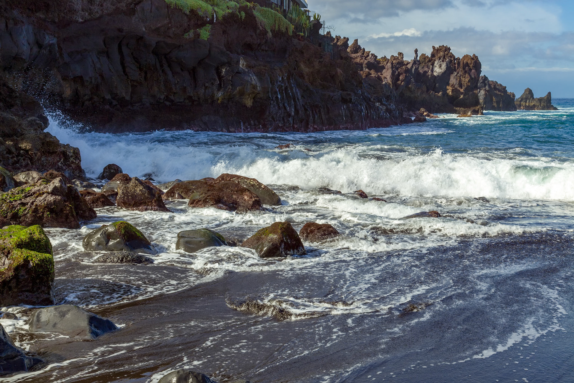 Rocky Coastline Playa de Arenas Tenerife