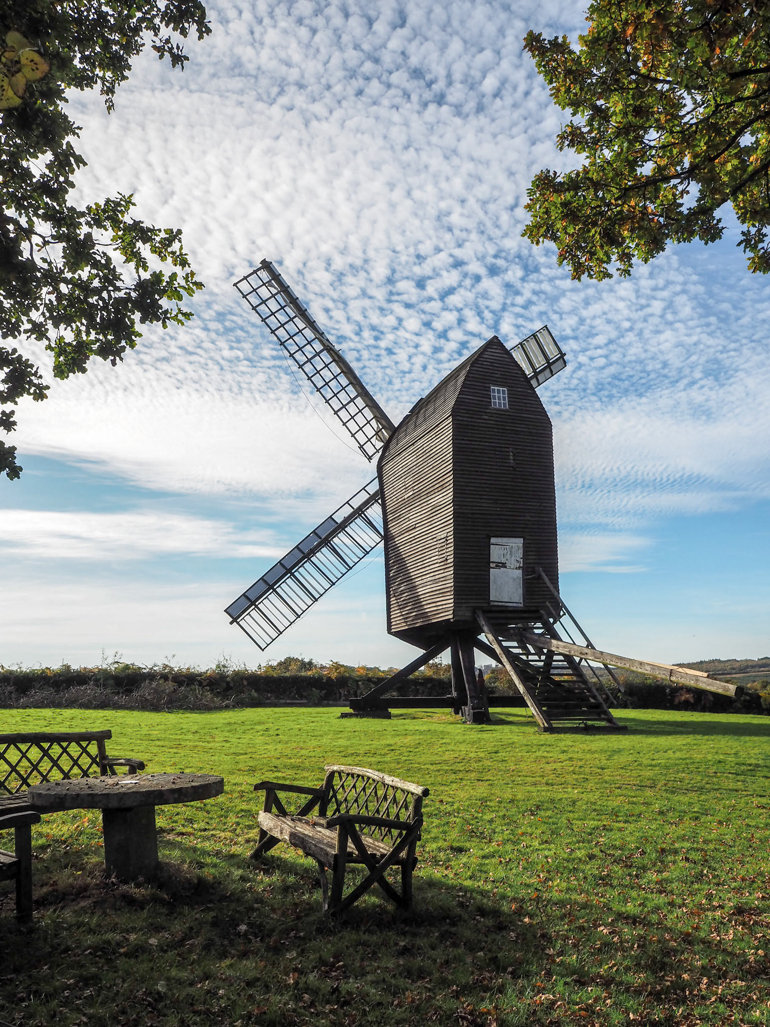 View of Nutley Windmill in the Ashdown Forest