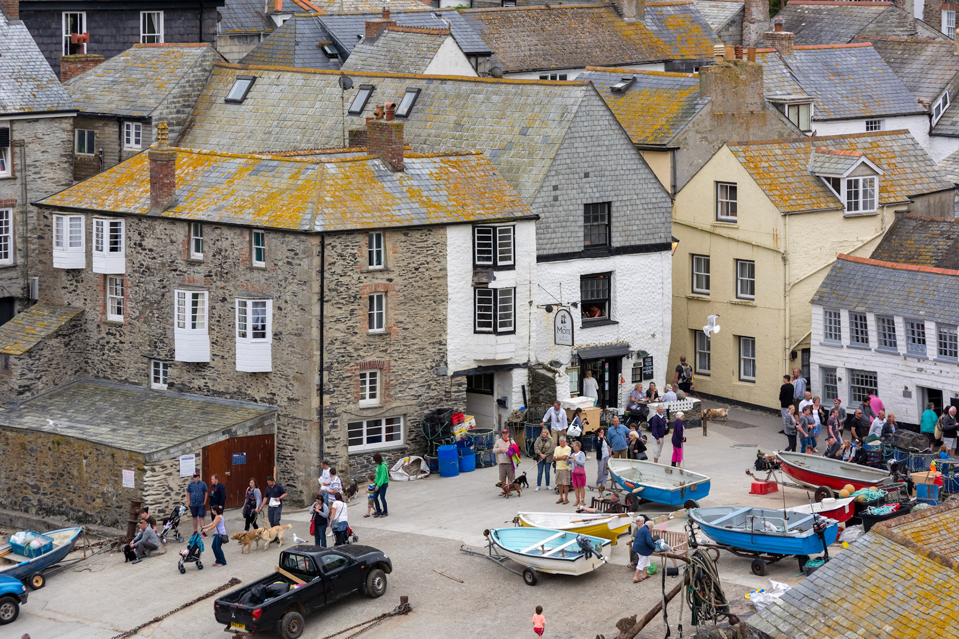 A view of Port Isaac in Cornwal