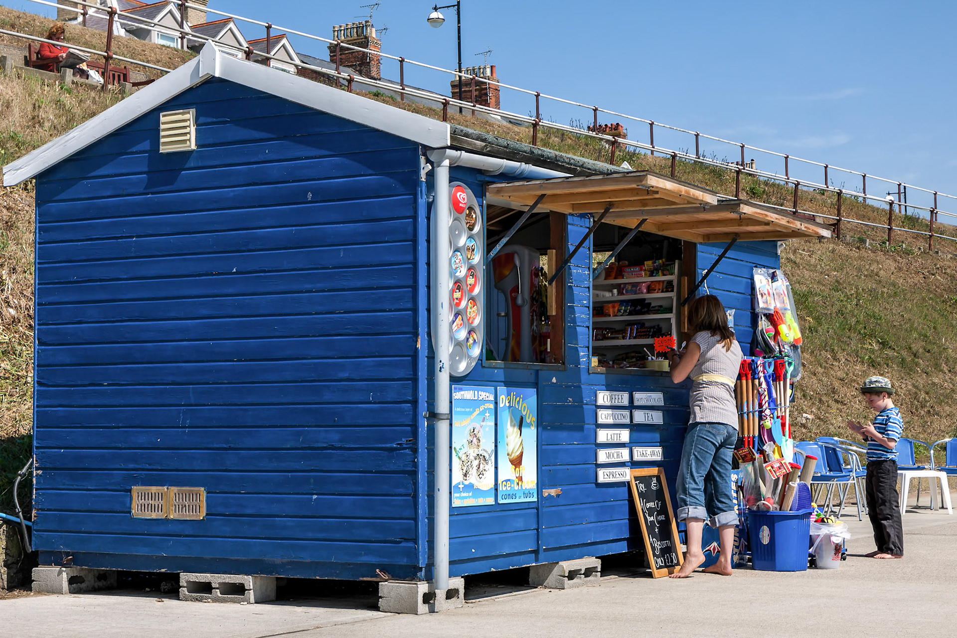 Cafe and Gift Shop on the Promenade at Southwold Suffolk