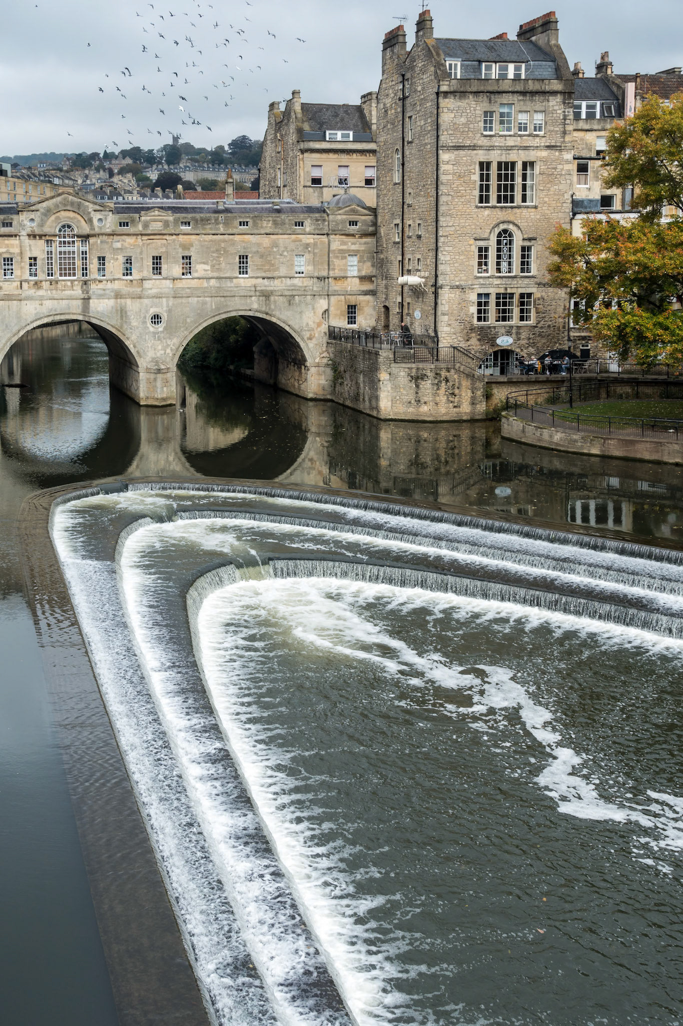 View of Pulteney Bridge in Bath