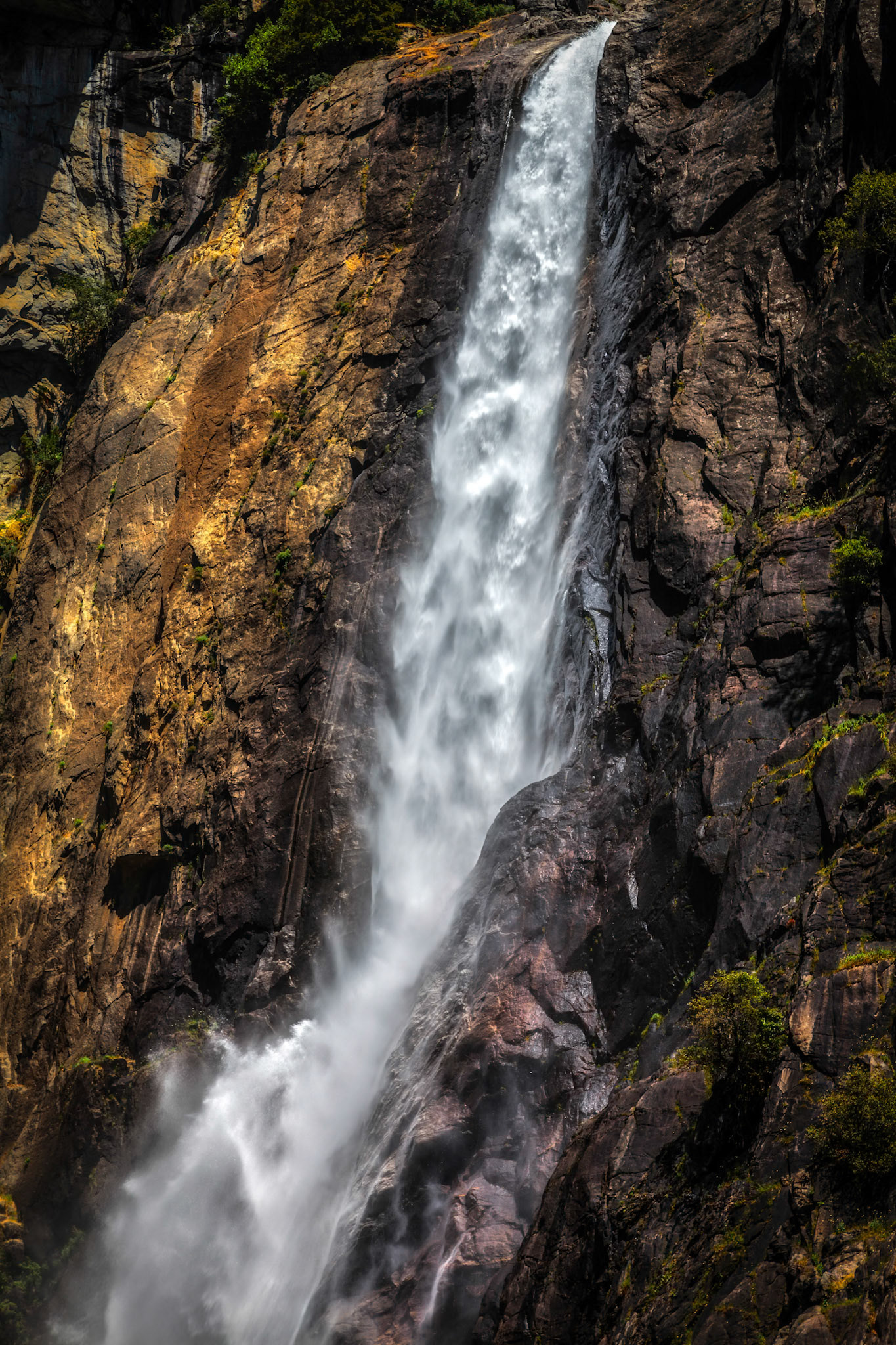 Lower Yosemite Falls with Reduced Summer Flow