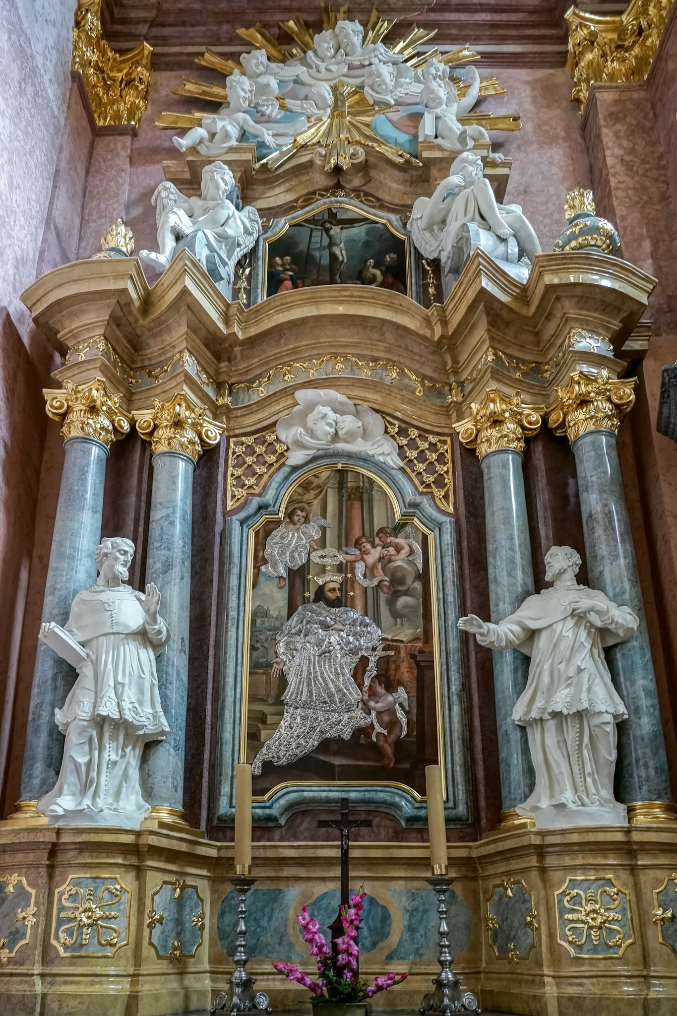 Partial View of the Jasna Gora Monastery in Czestochowa Poland