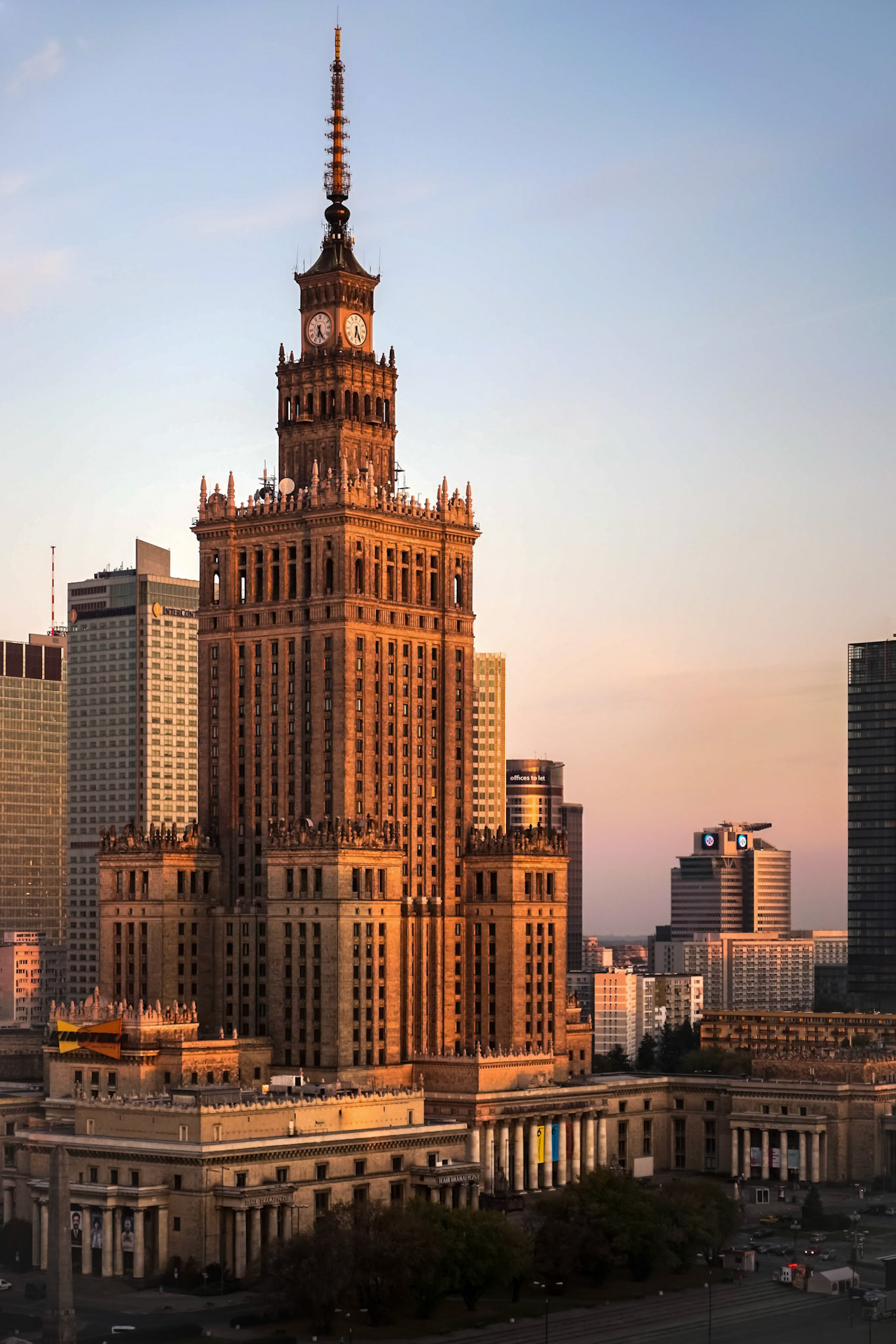 Palace of Culture and Science in Warsaw Poland