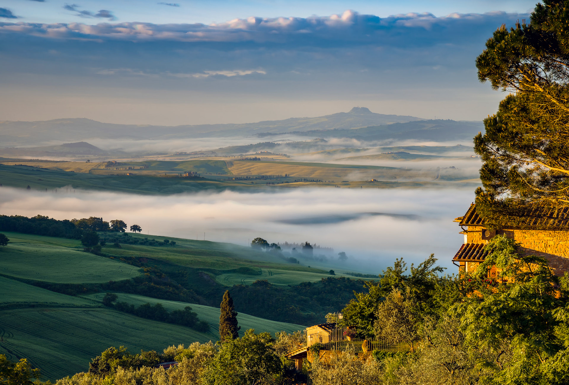 Sunrise over Val d'Orcia