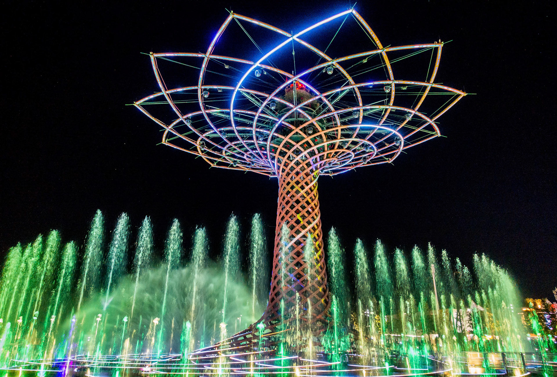 Tree of Life at Expo in Milan Italy