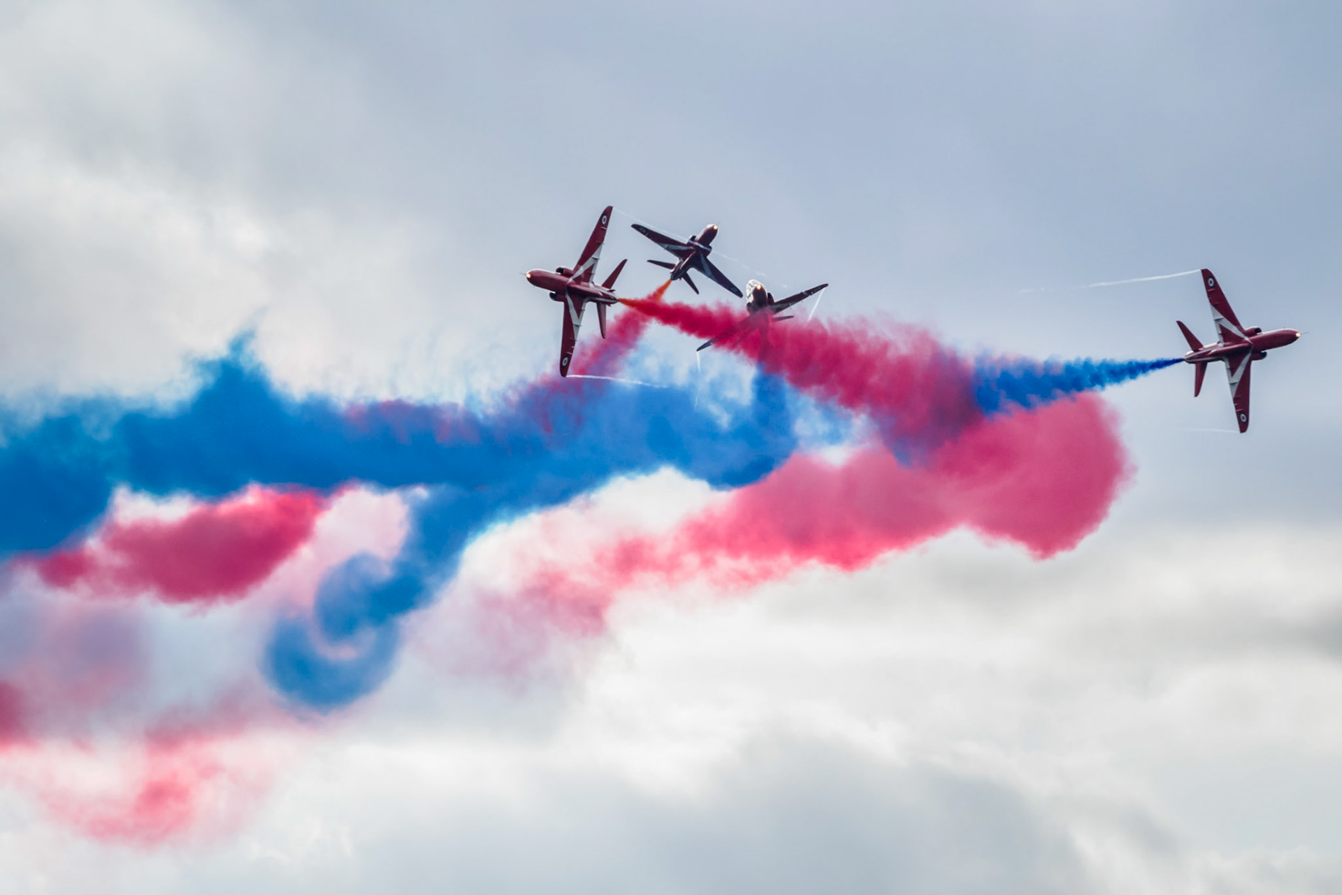 Red Arrows Display Team 50th Anniversary at Biggin Hill Airport