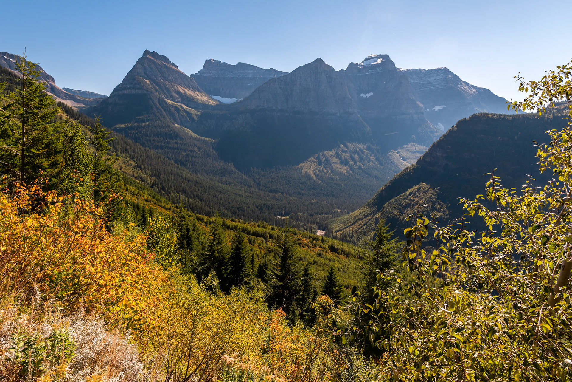 Scenic View of Glacier National Park
