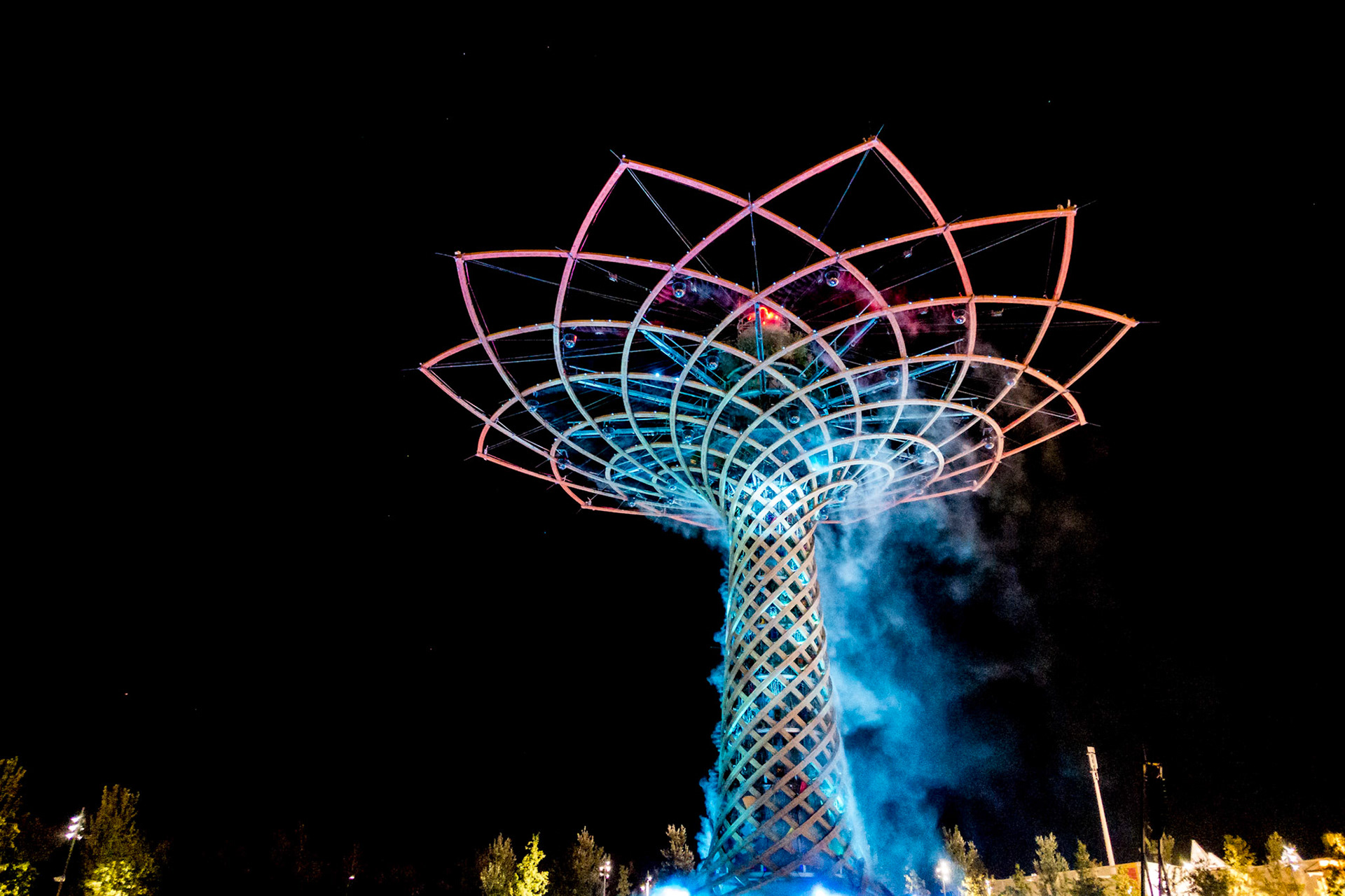 Tree of Life at Expo in Milan Italy