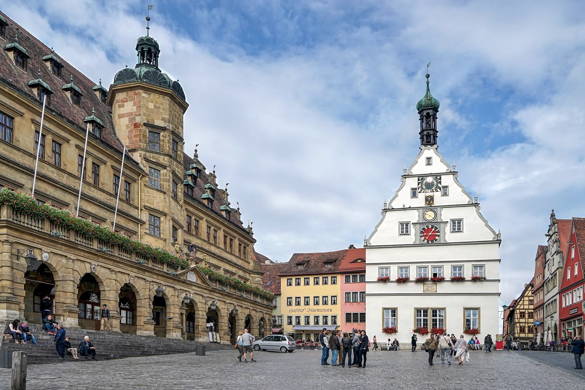 Market Place Square in Rothenburg