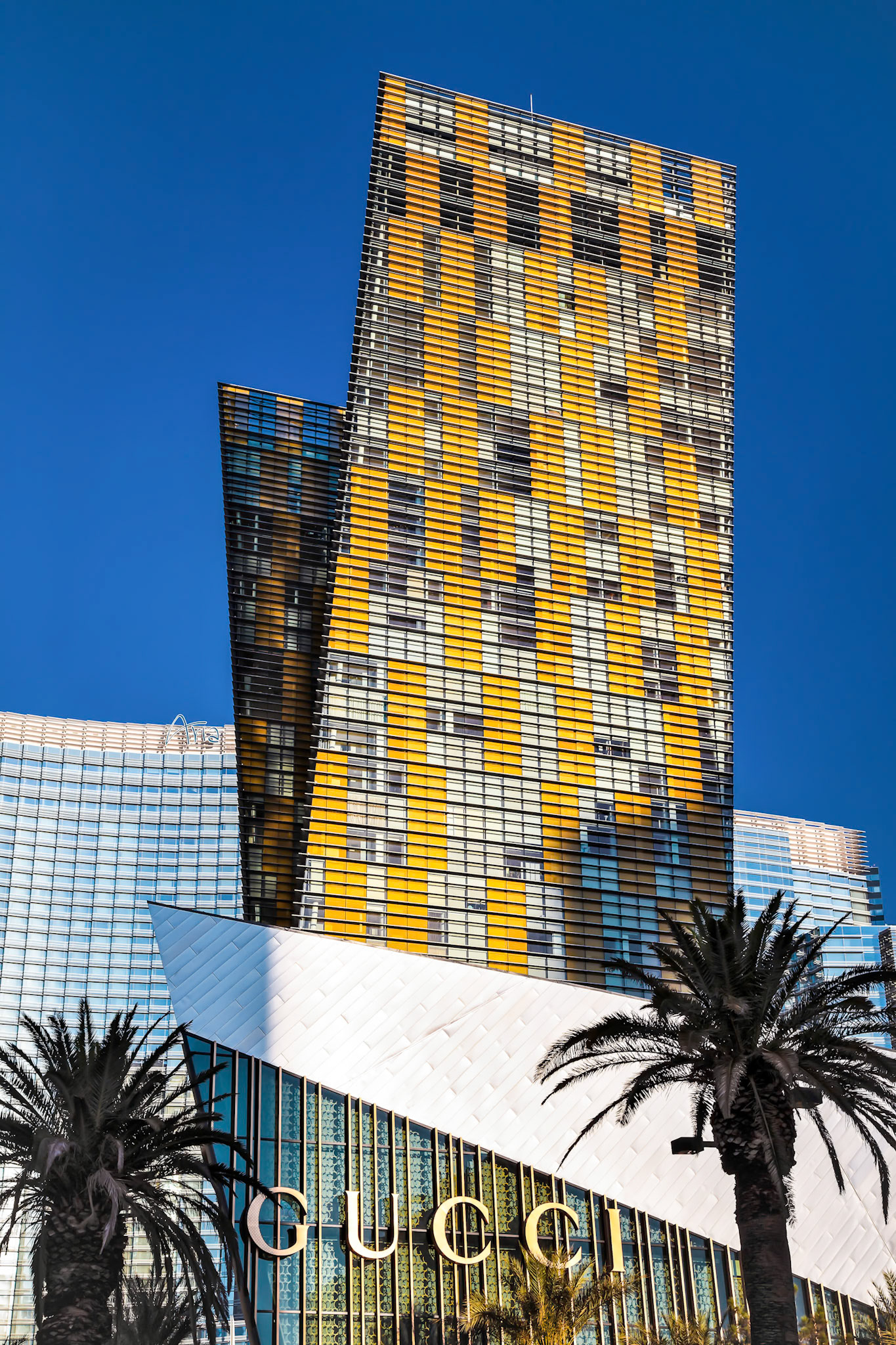 Apartment Blocks behind the Gucci Building in Las Vegas