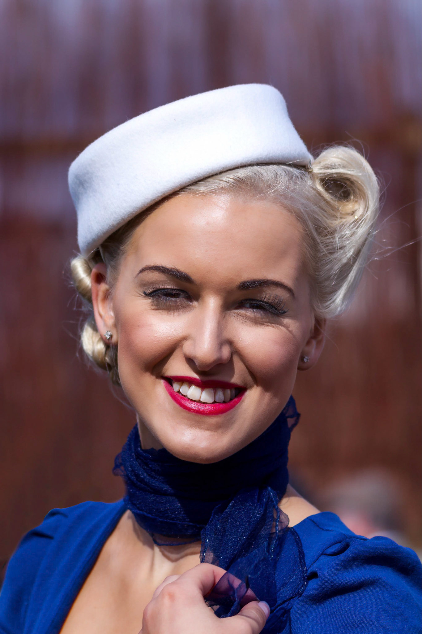 Smiling Woman at the Goodwood Revival