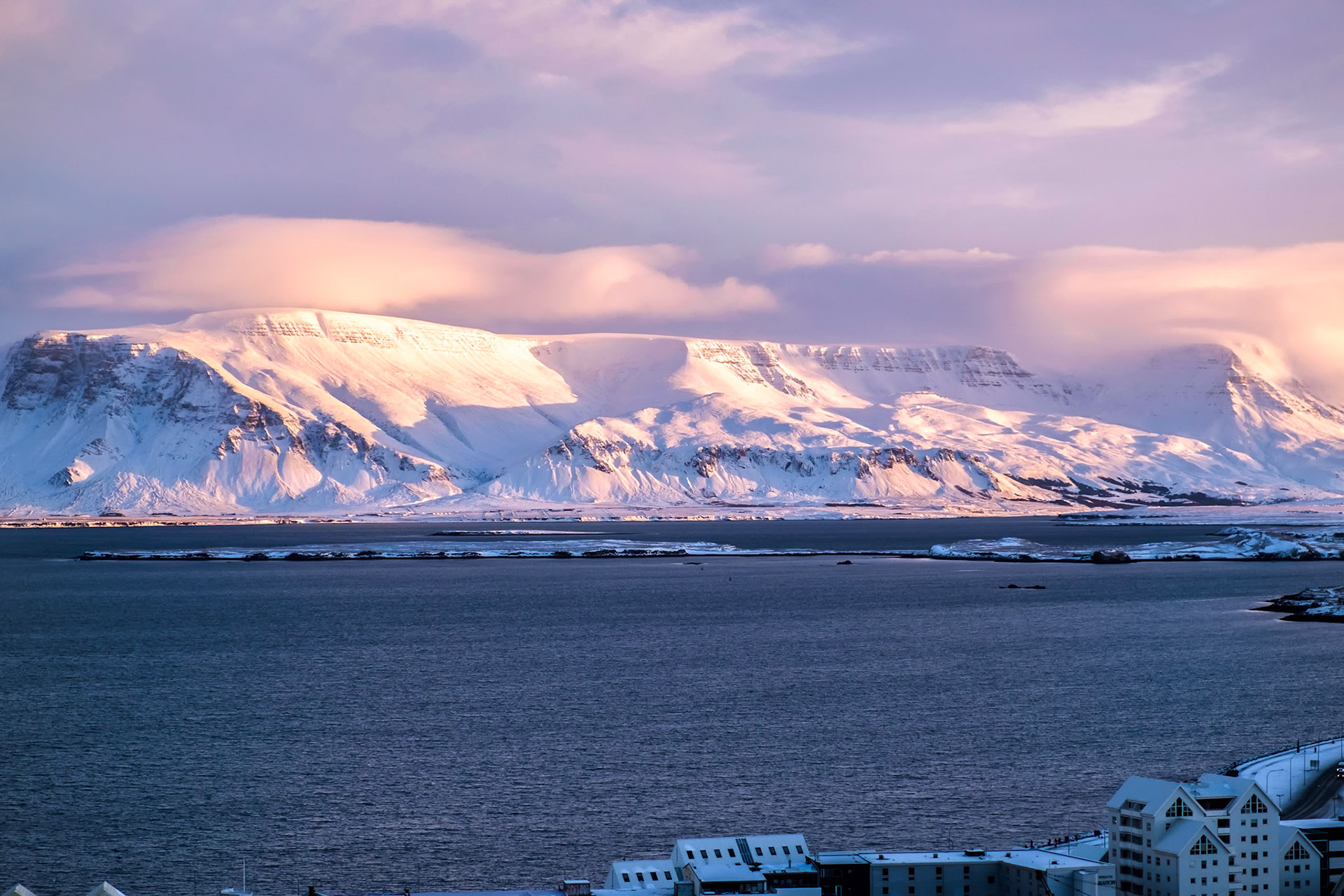 View over Reykjavik from Hallgrimskirkja Church