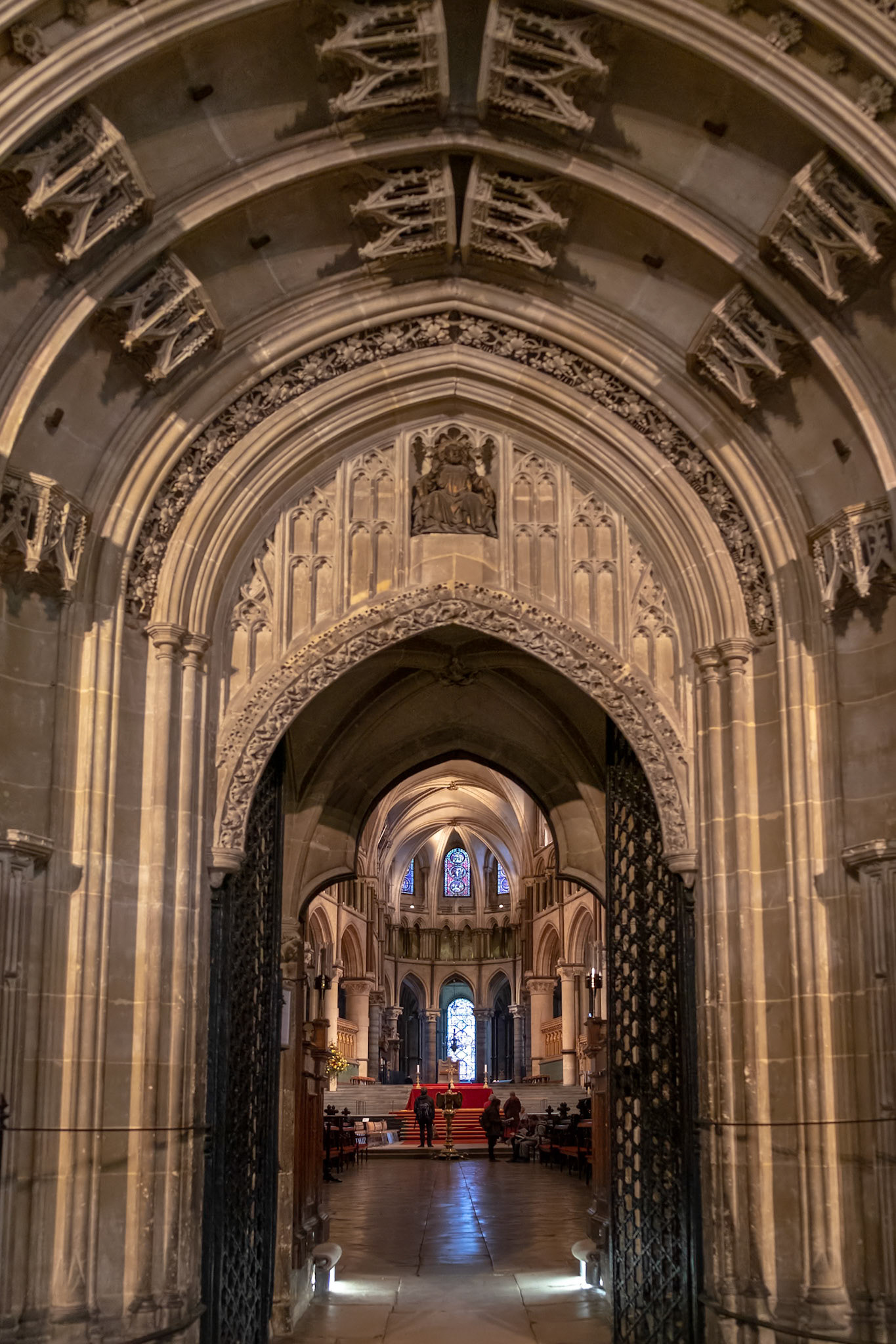 Interior View of Canterbury Cathedral