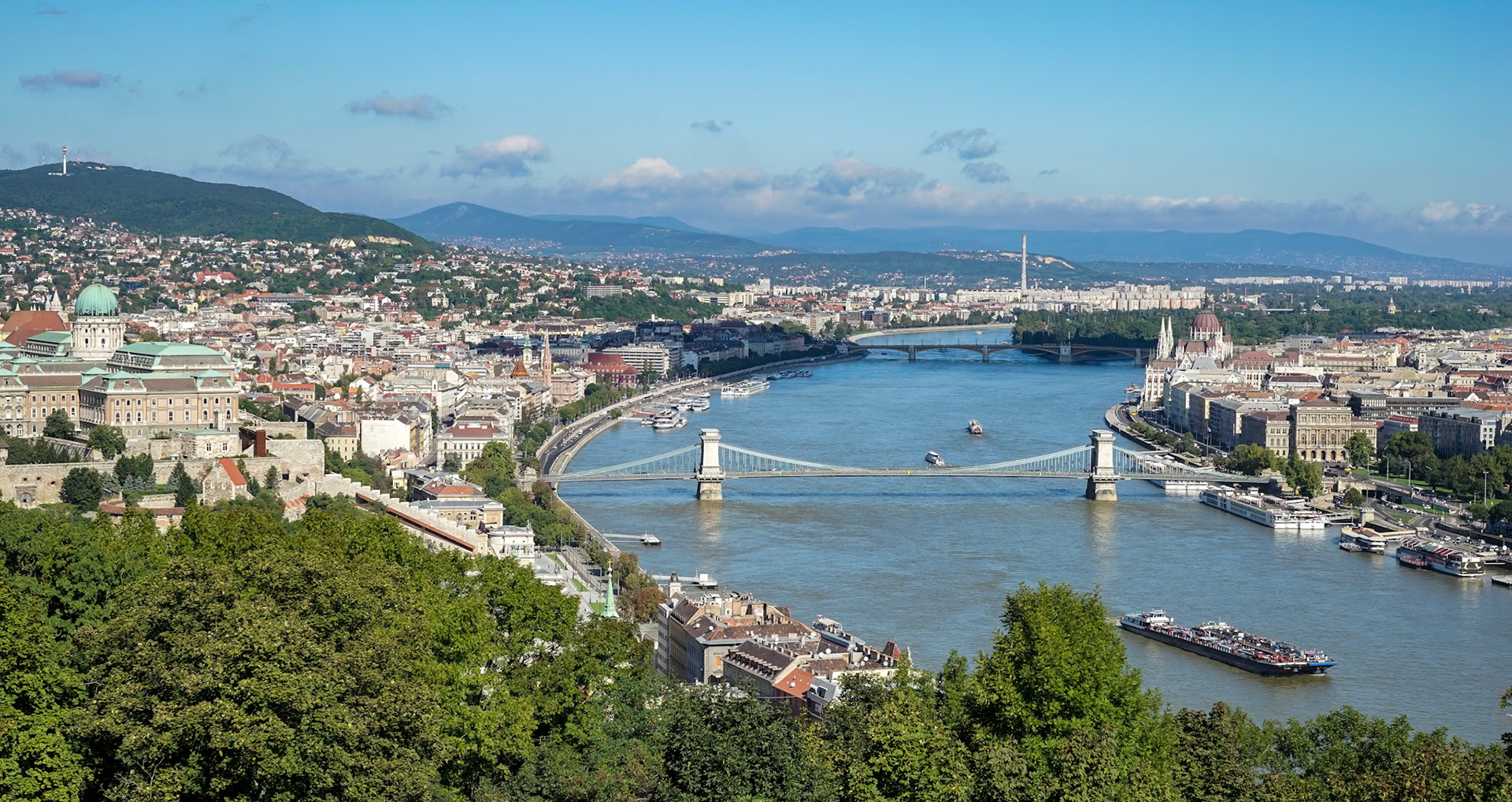 View of the River Danube in Budapest