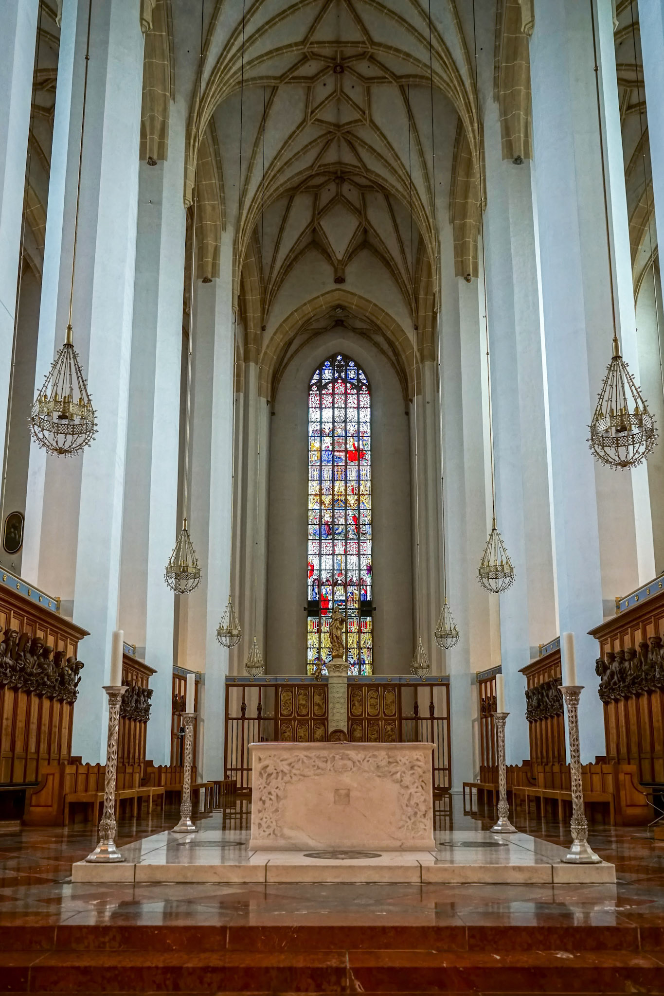 Interior of the Frauenkirche in Munich