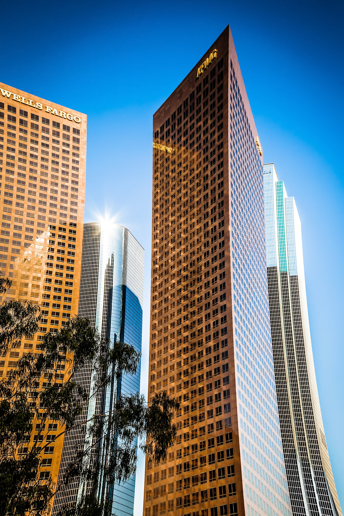 Skyscrapers in the Financial district of Los Angeles