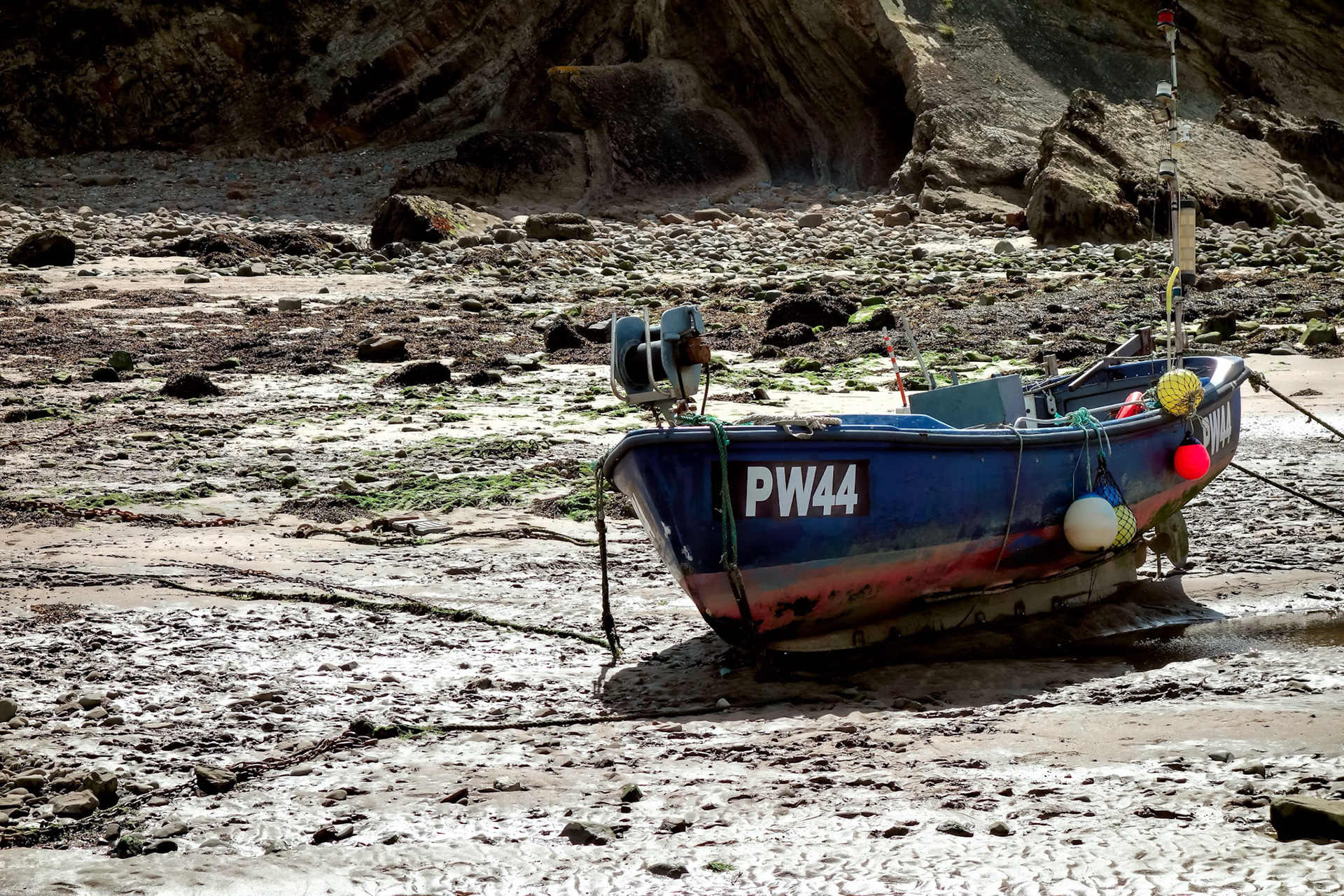 Fishing Boat Beached at Bude