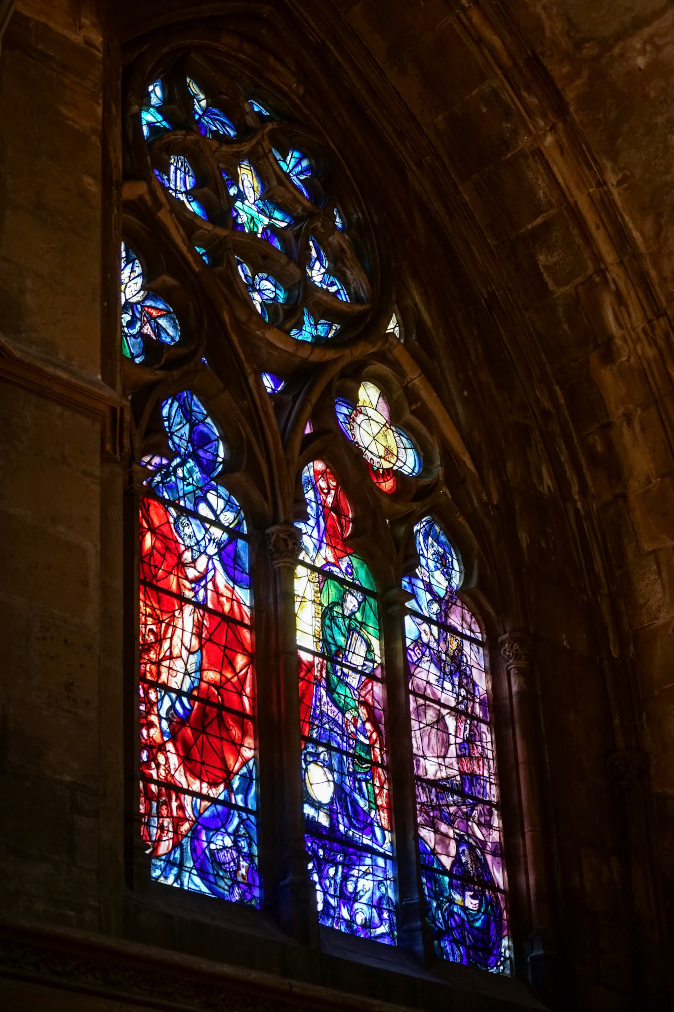 Interior View of Cathedral of Saint-Etienne in Metz