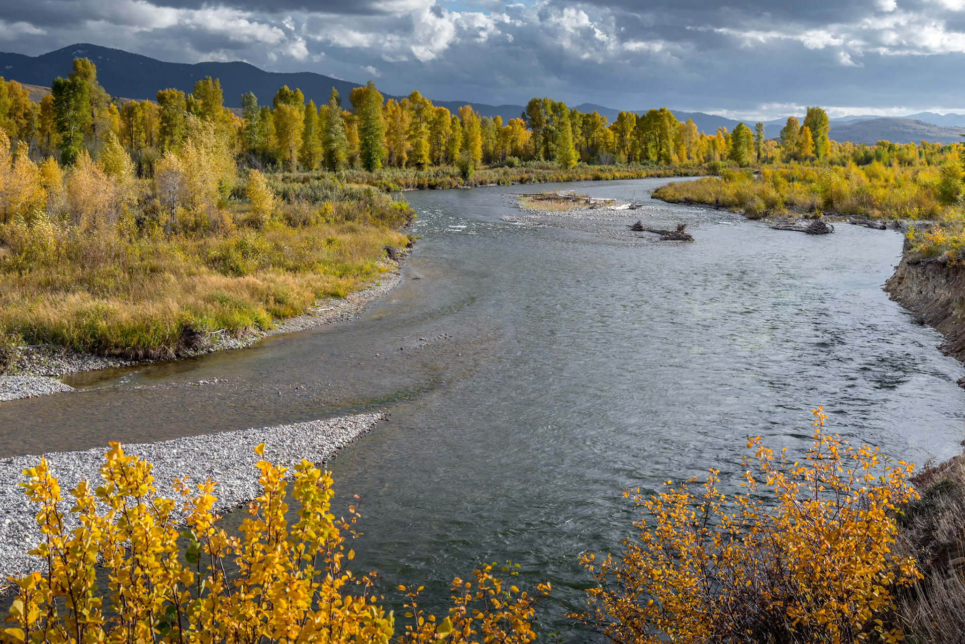 Gros Ventre River in Wyoming