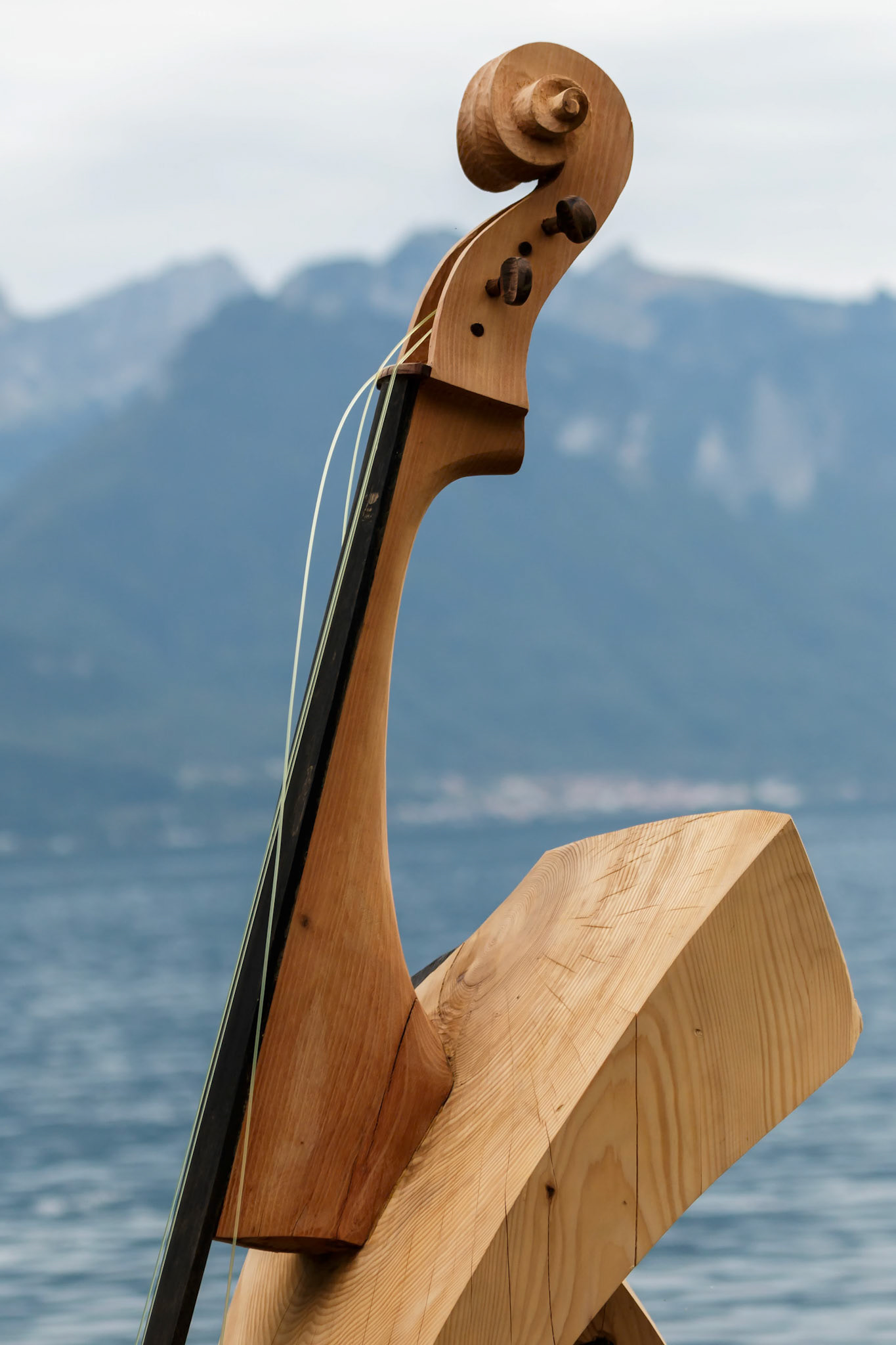 Modern Art Statue in Montreux