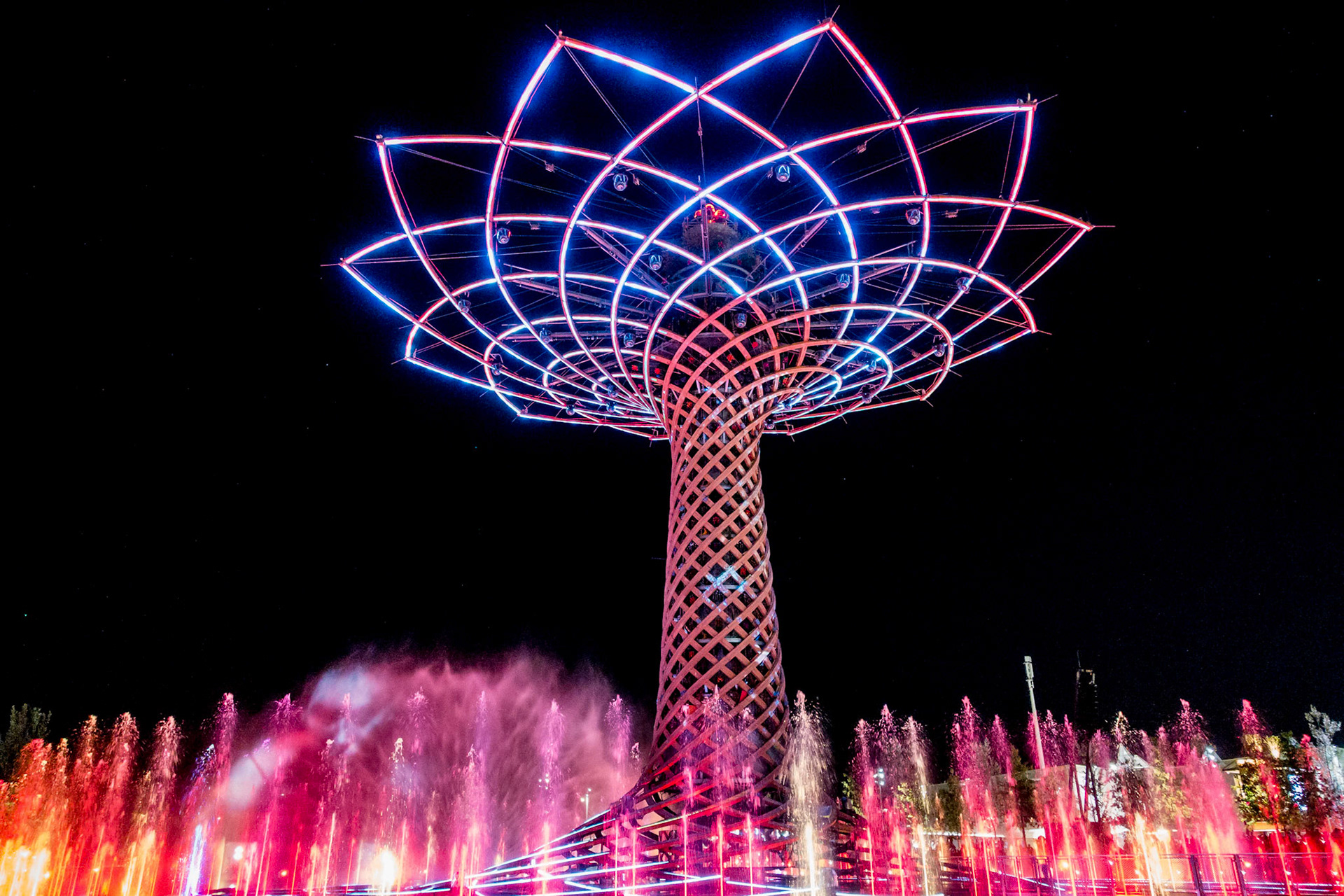Tree of Life at Expo in Milan Italy