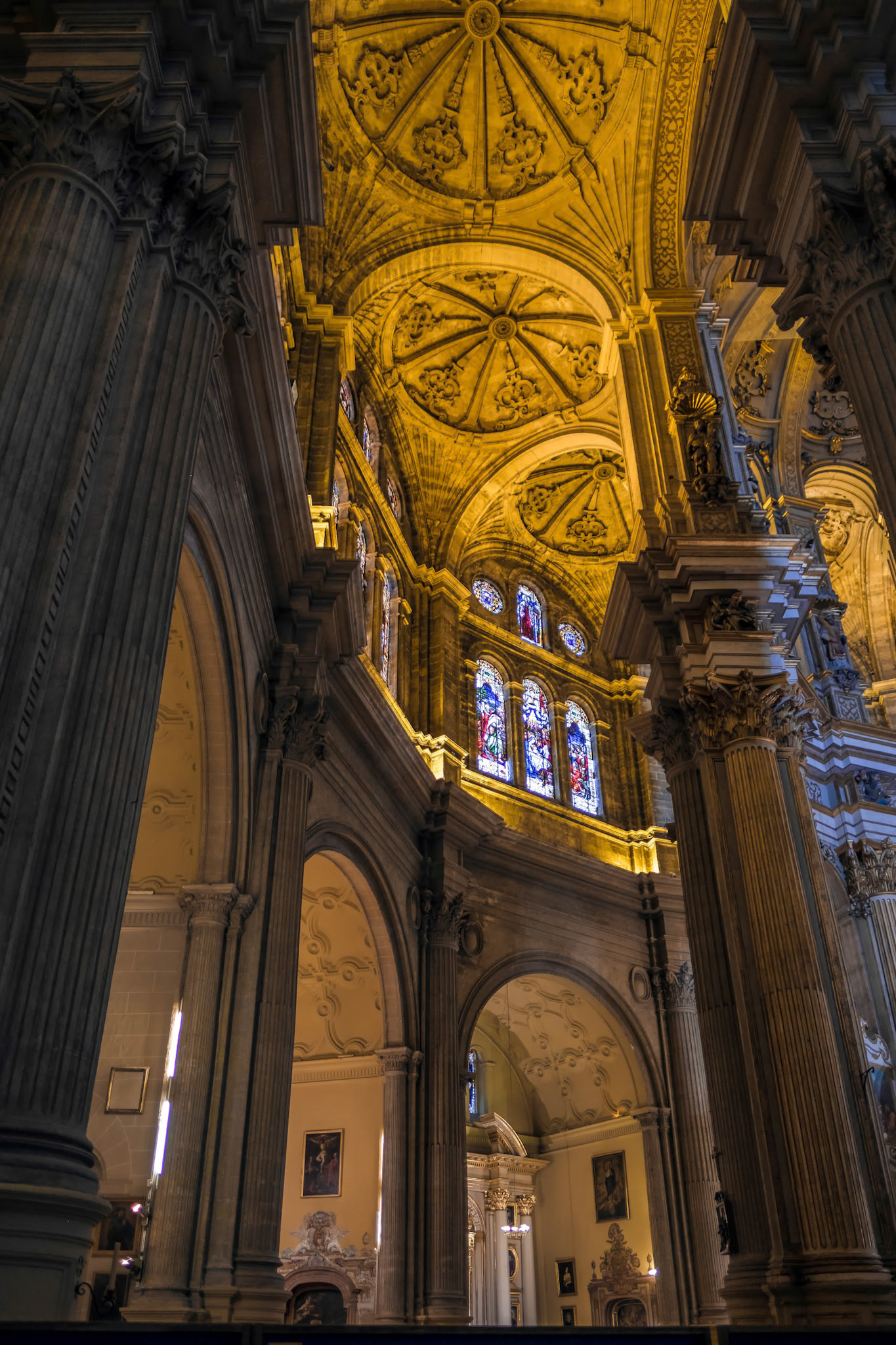 Interior View of the Cathedral of the Incarnation in Malaga