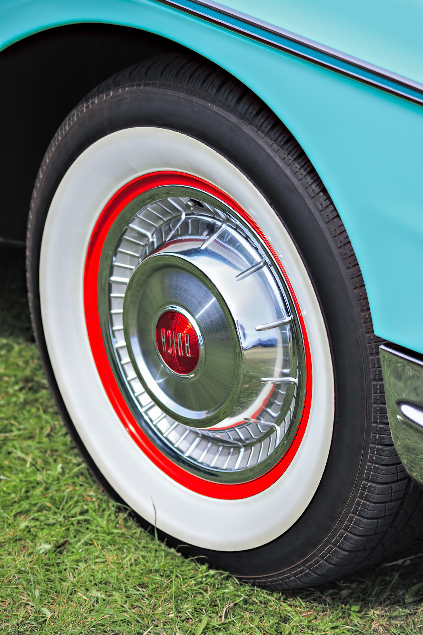 Close-up Part of an Old Buick