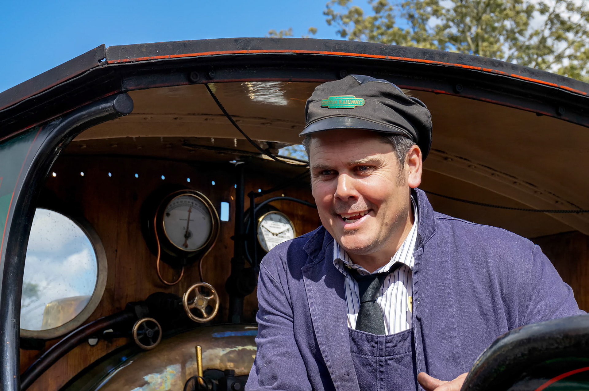 Fireman of the C Class Locomotive