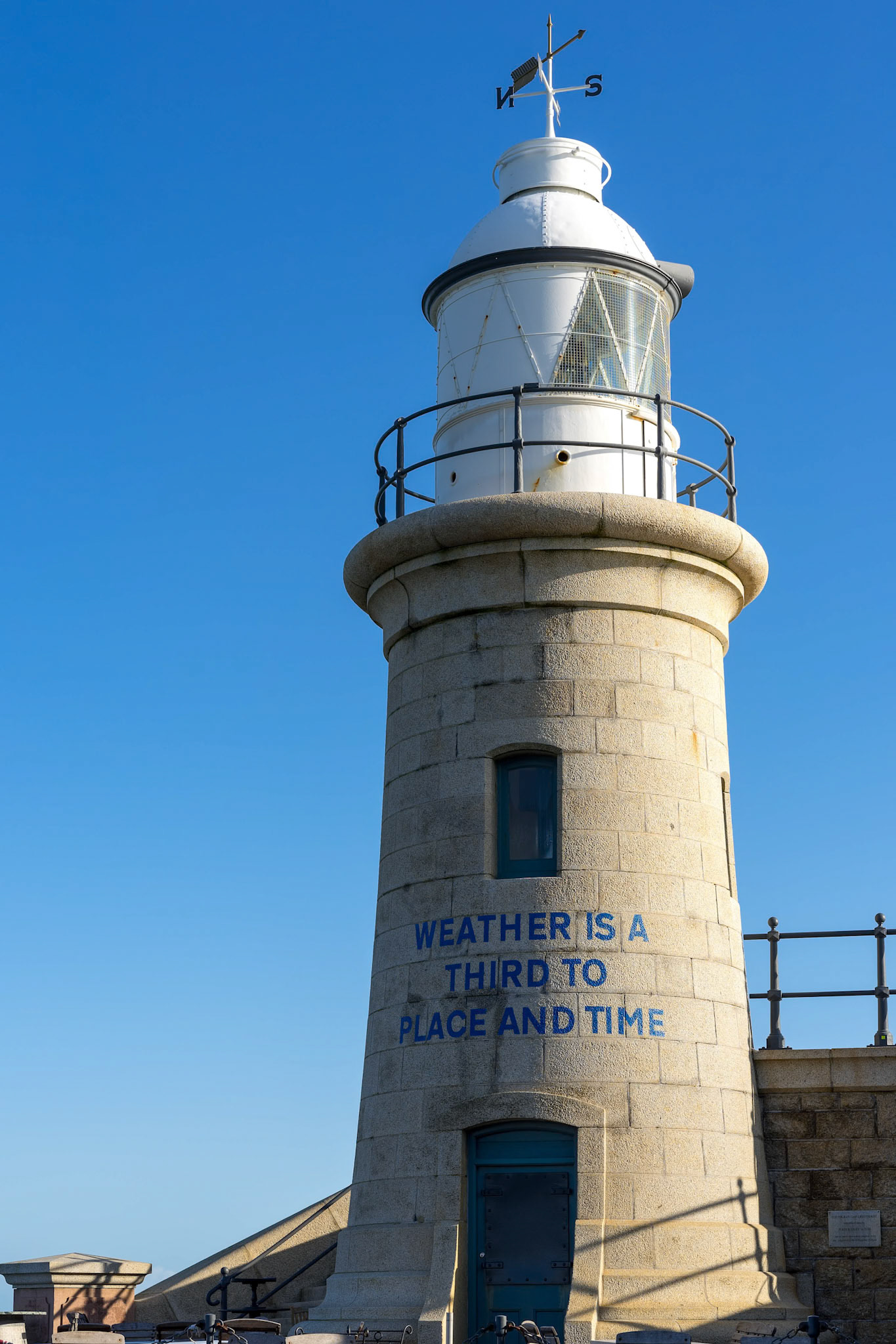FOLKESTONE, KENT/UK - NOVEMBER 12 : View of the Lighthouse in Folkestone on November 12, 2019