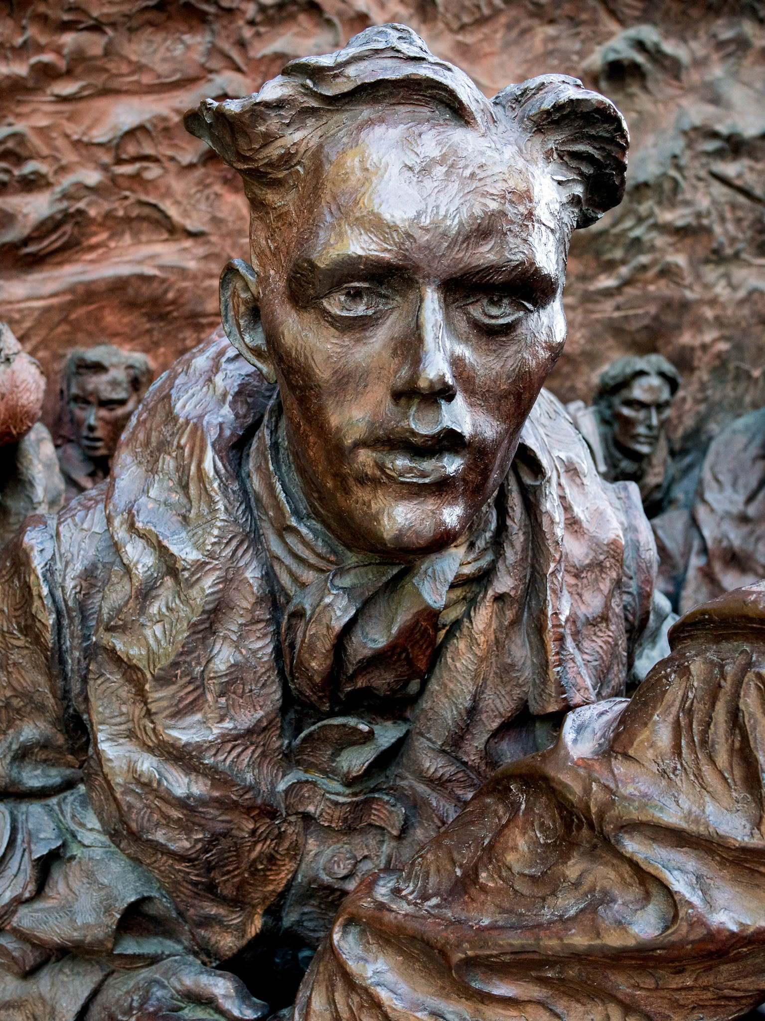 Close-up of Part of the Battle of Britain War Memorial