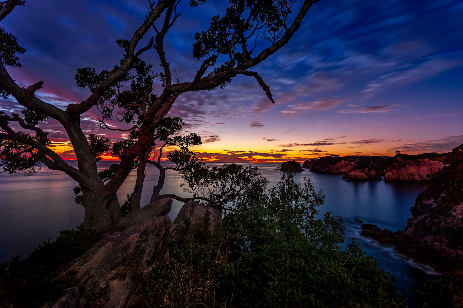 Sunrise at Te Pare Point