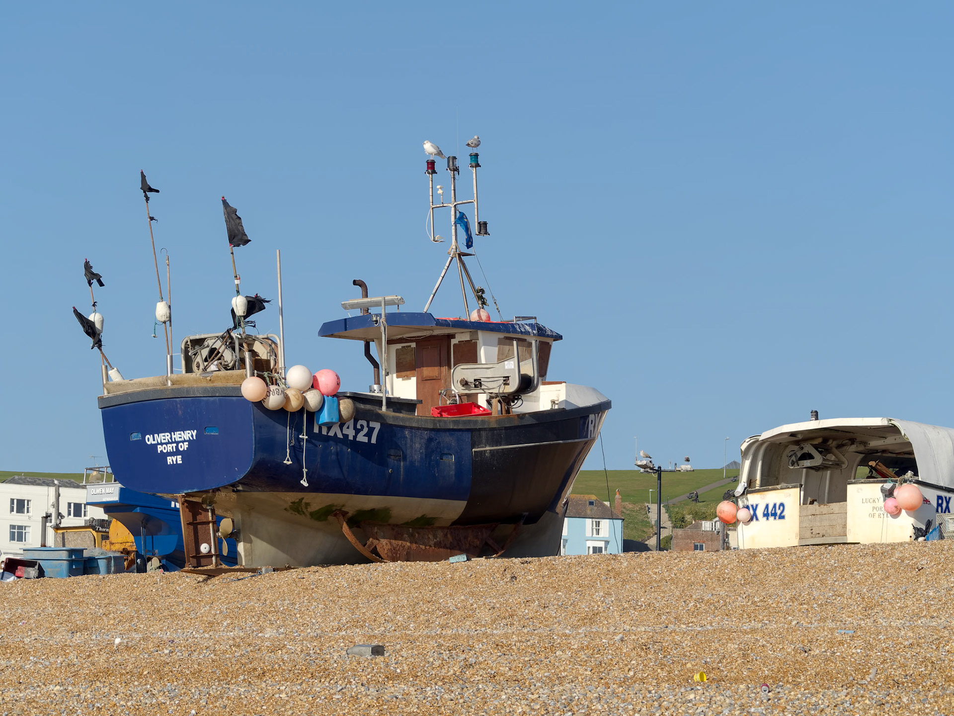 Fishing Boat on Hastings Beach