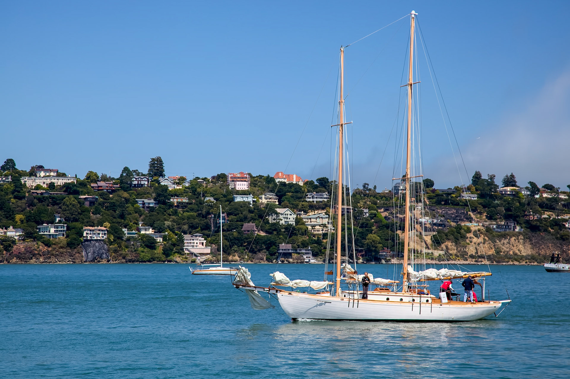 Approaching Sausalito Marina