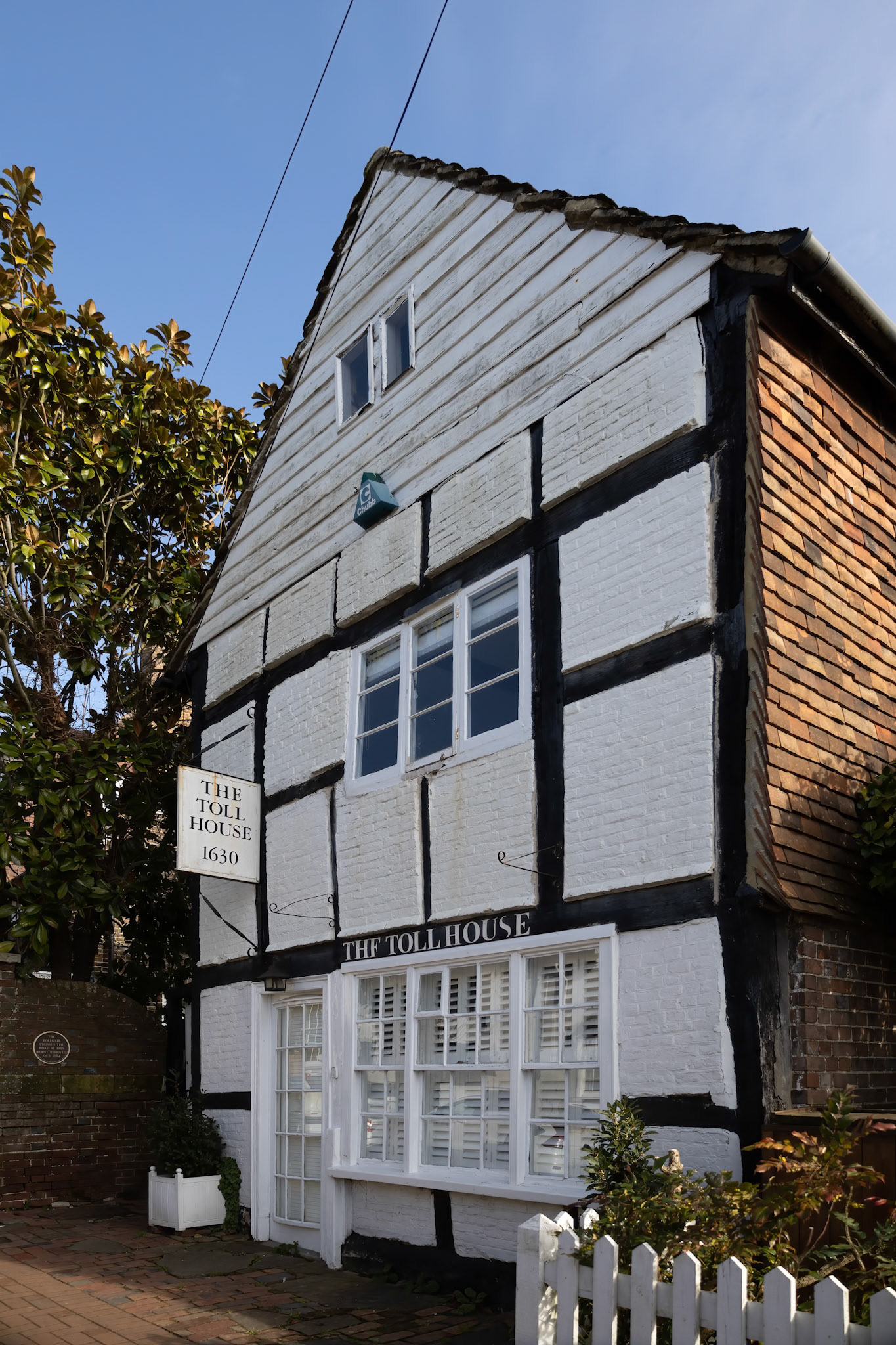LINDFIELD, WEST SUSSEX, UK - FEBRUARY 01 : View of the old toll house building in the village of Lindfield West Sussex on February 01, 2023
