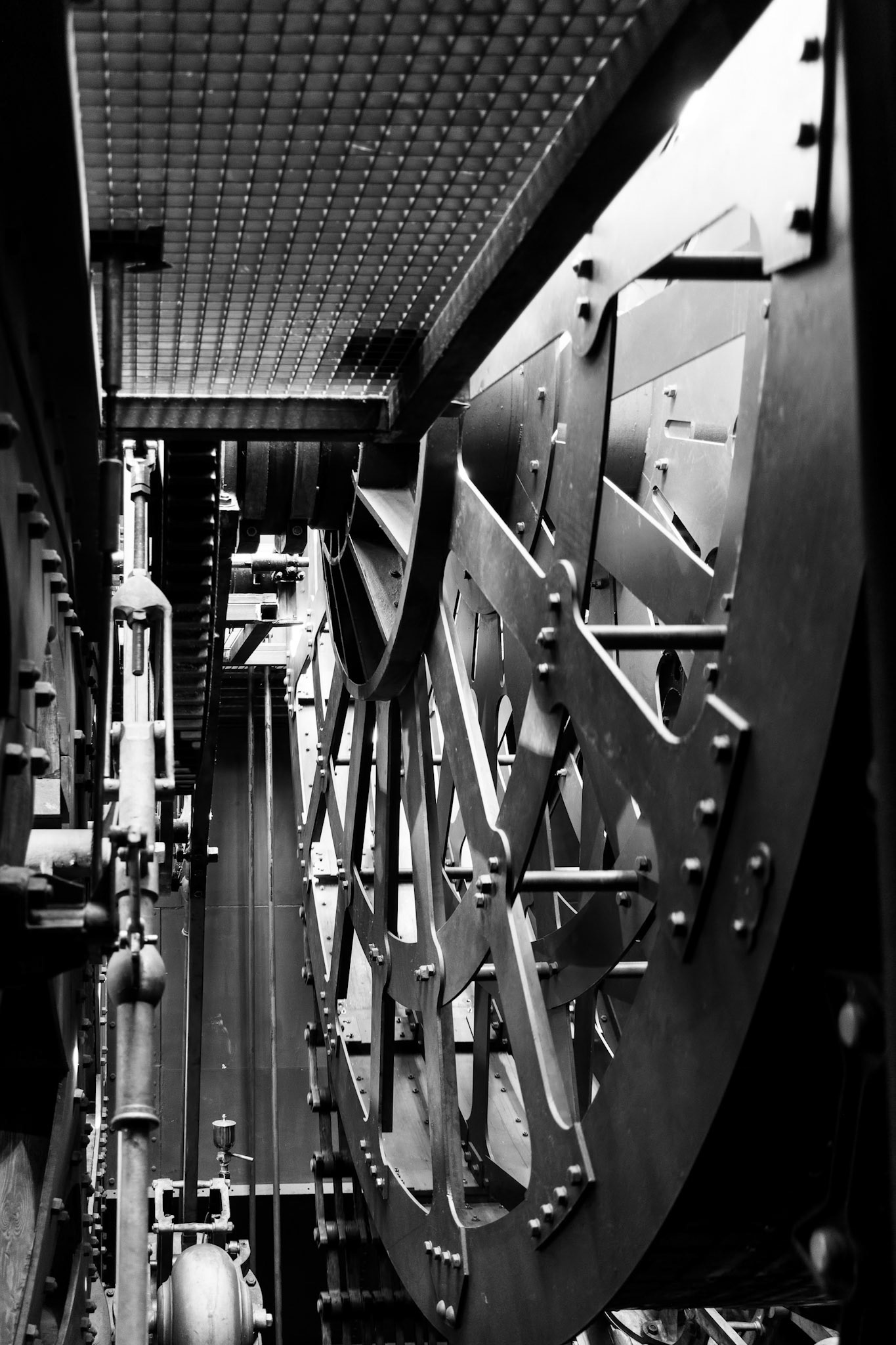 BRISTOL, UK - MAY 14 : View of the engine on the SS Great Britain in dry dock in Bristol on May 14, 2019