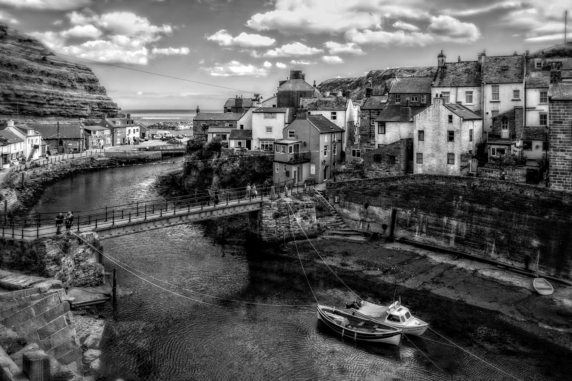 Looking Down over Staithes